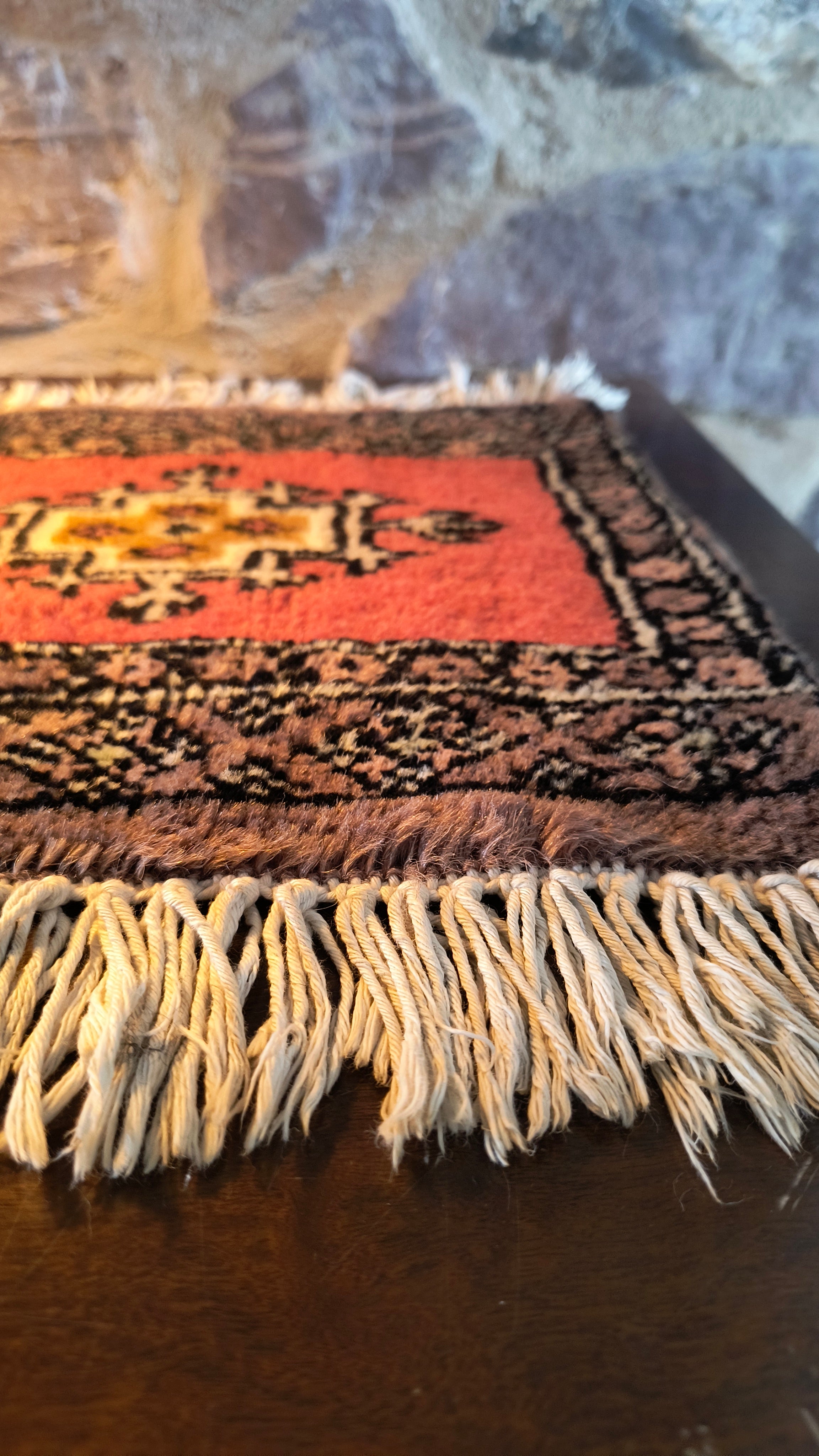 Mini tapete em estilo oriental para decoração