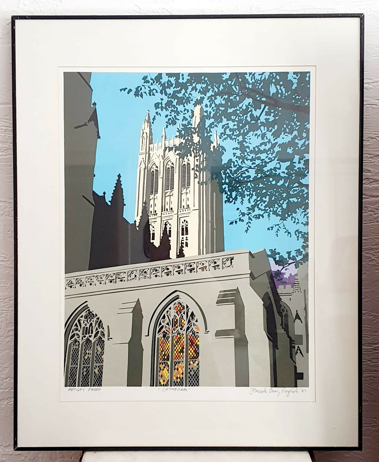 Quadro com maravilhosa serigrafia do artista americano Joseph Craig English. Perfeito, só pendurar!