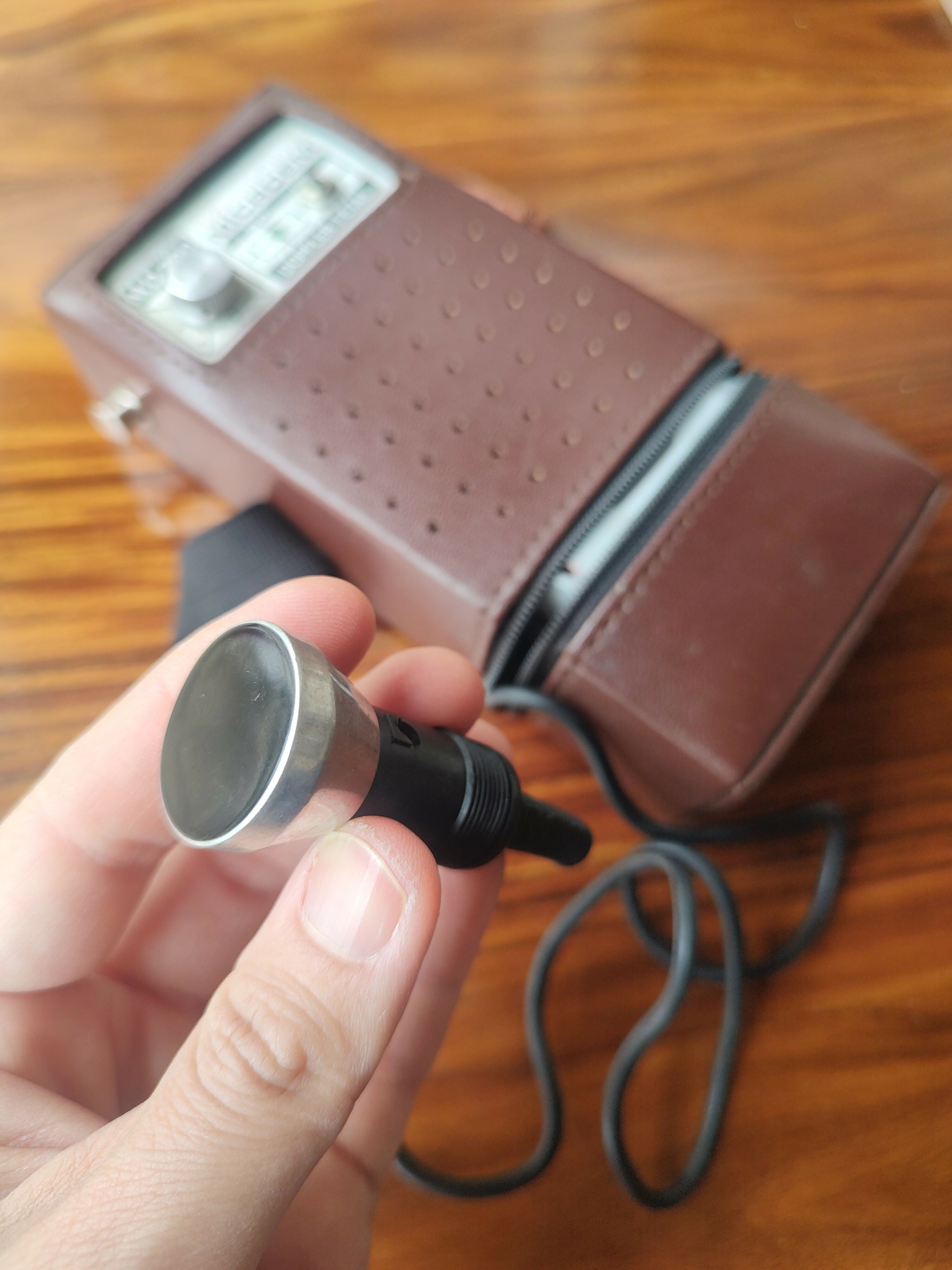 Antigo Doppler Fetal Microem MD 700 / Auscutador de coração Portátil (funcionando!)