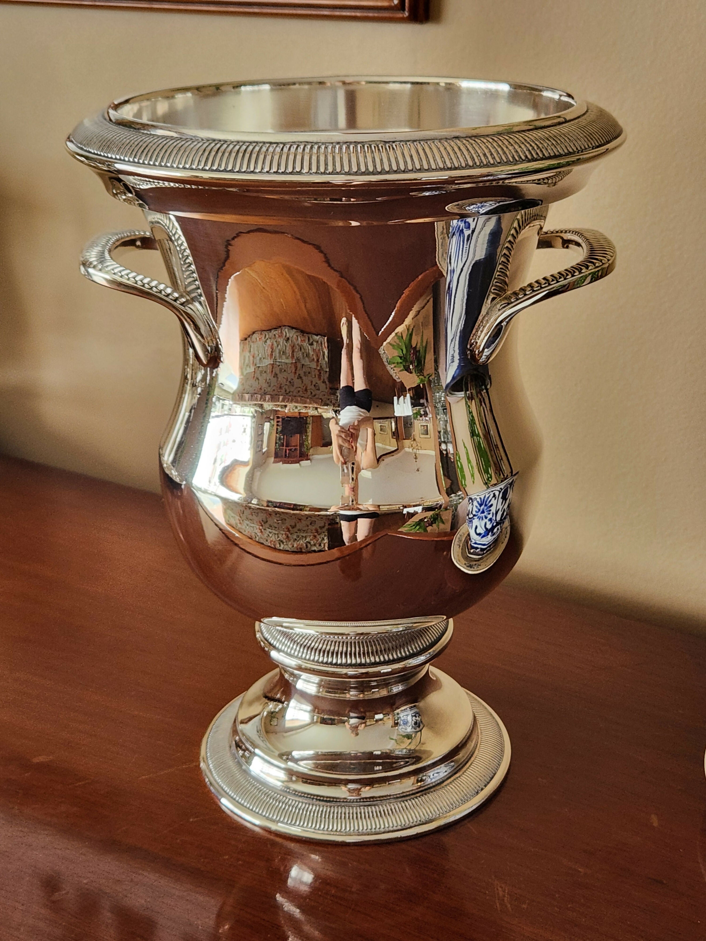 Balde de gelo para bebidas em prata 100 meridional