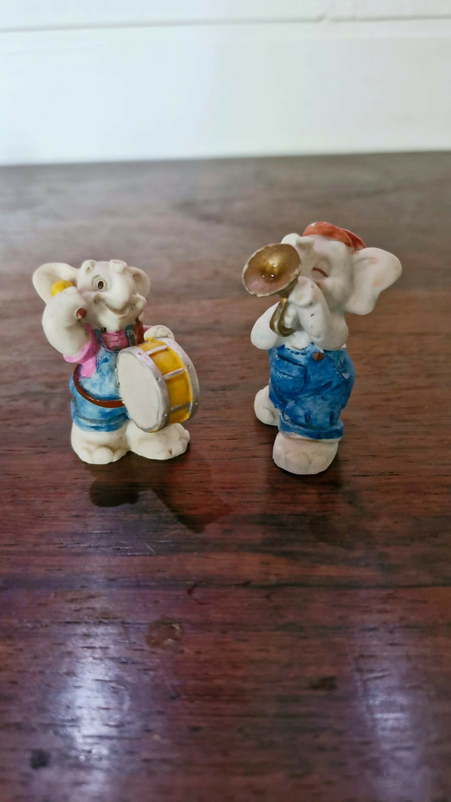 Rara Coleção de Elefantinhos Músicos