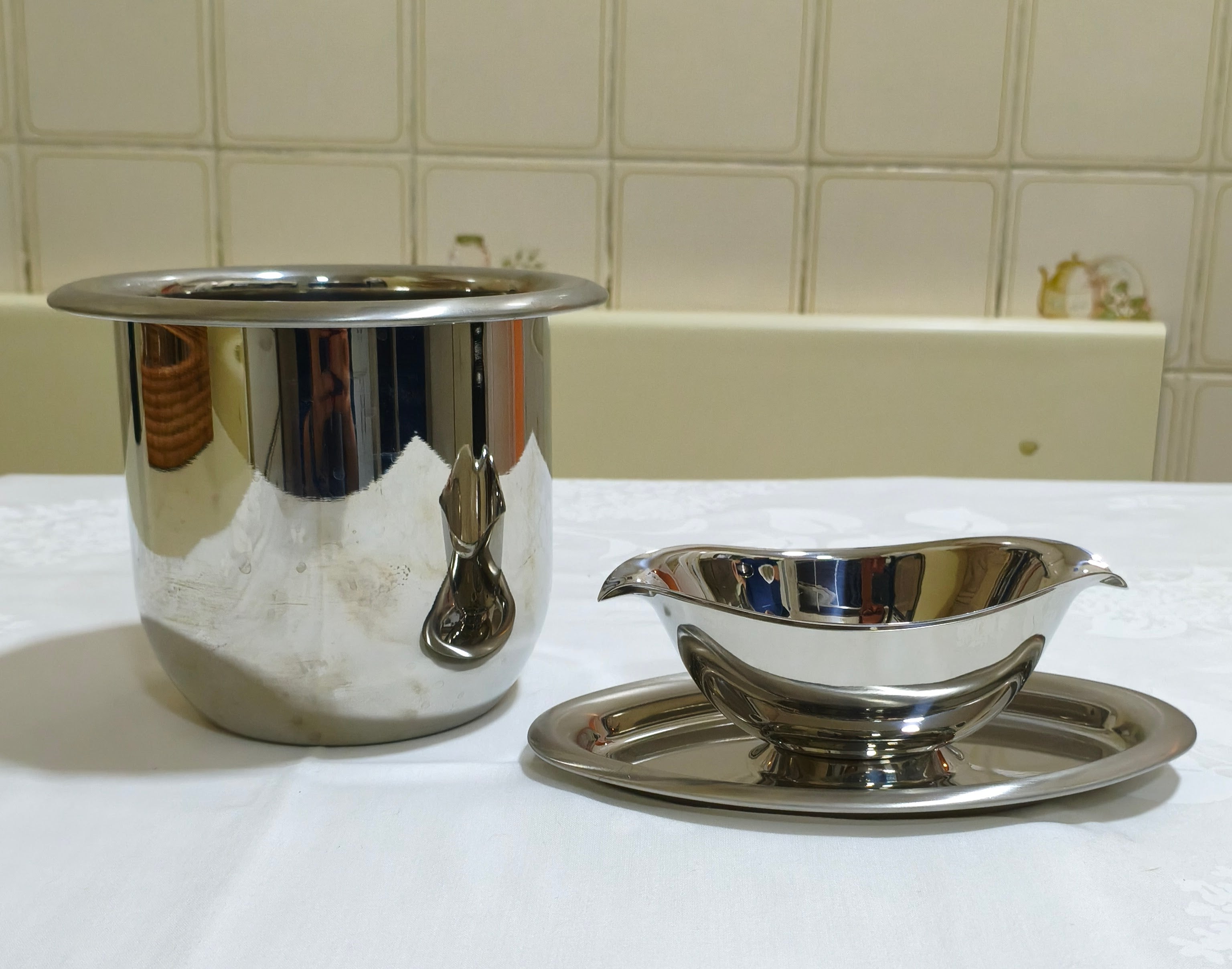 Baixela completa em aço inox Tramontina — 12 peças
