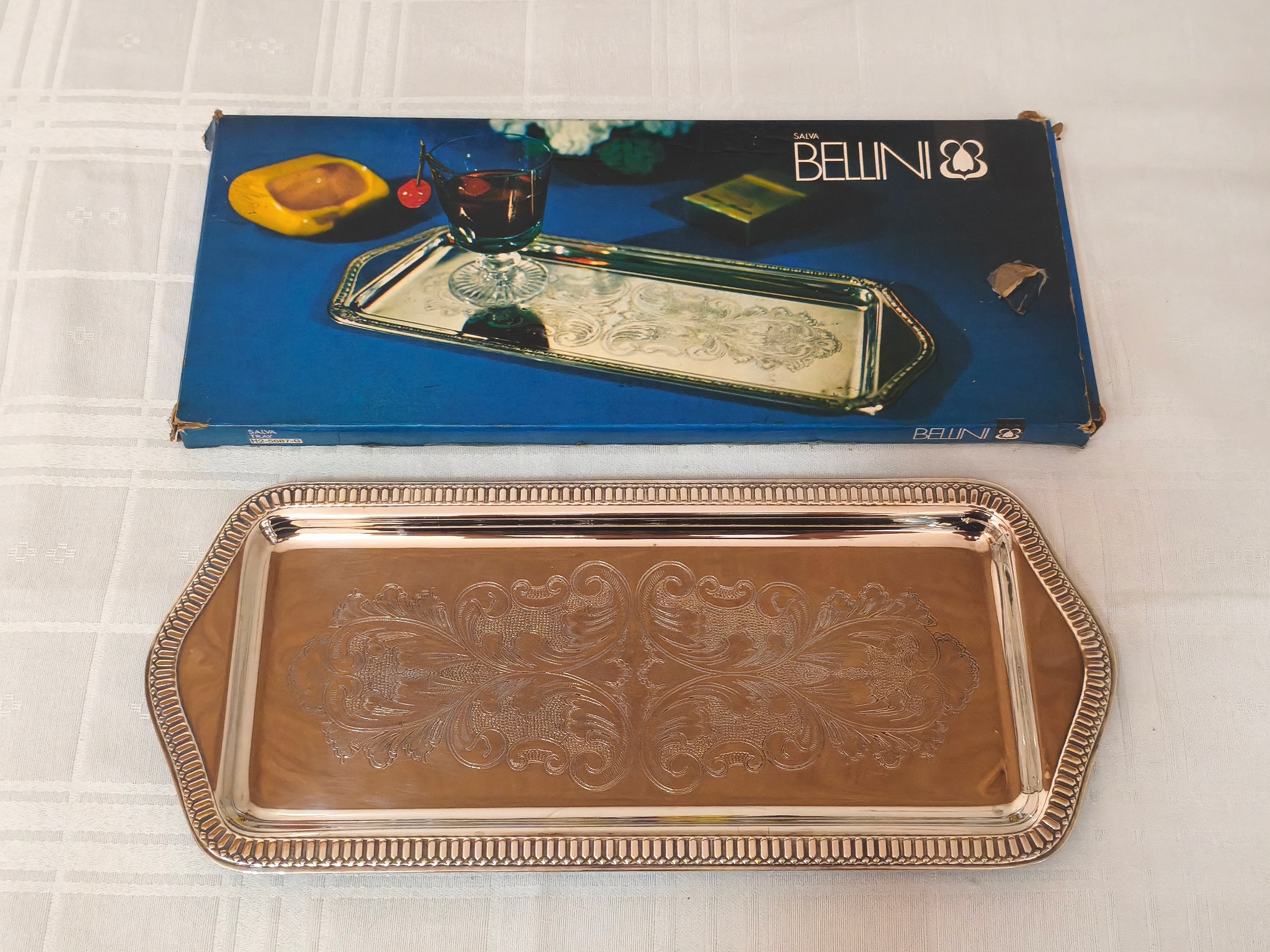 Bandeja (salva) Bellini Brasil – Silver Plate