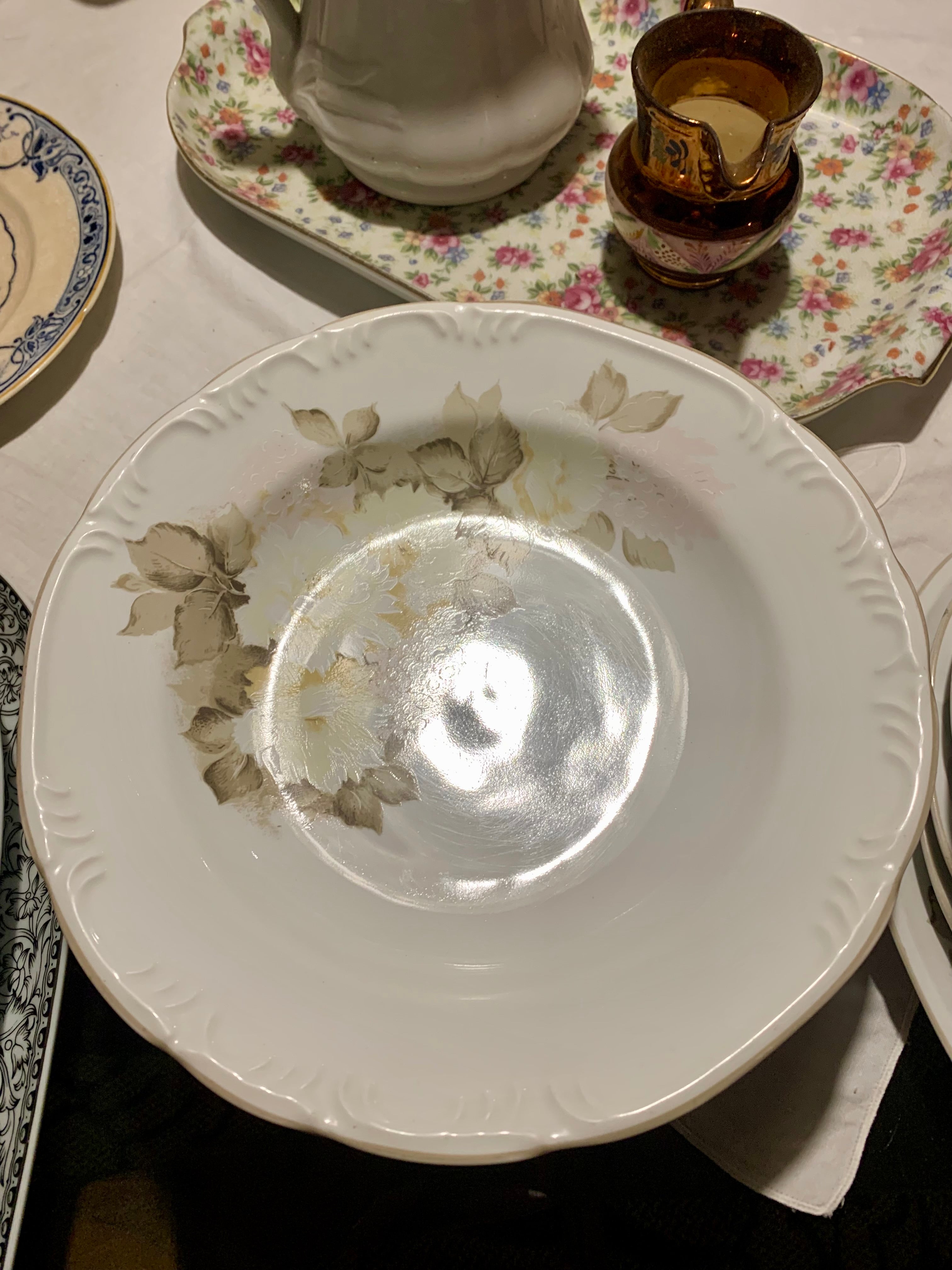 Jogo de jantar porcelana Schimdt Floral