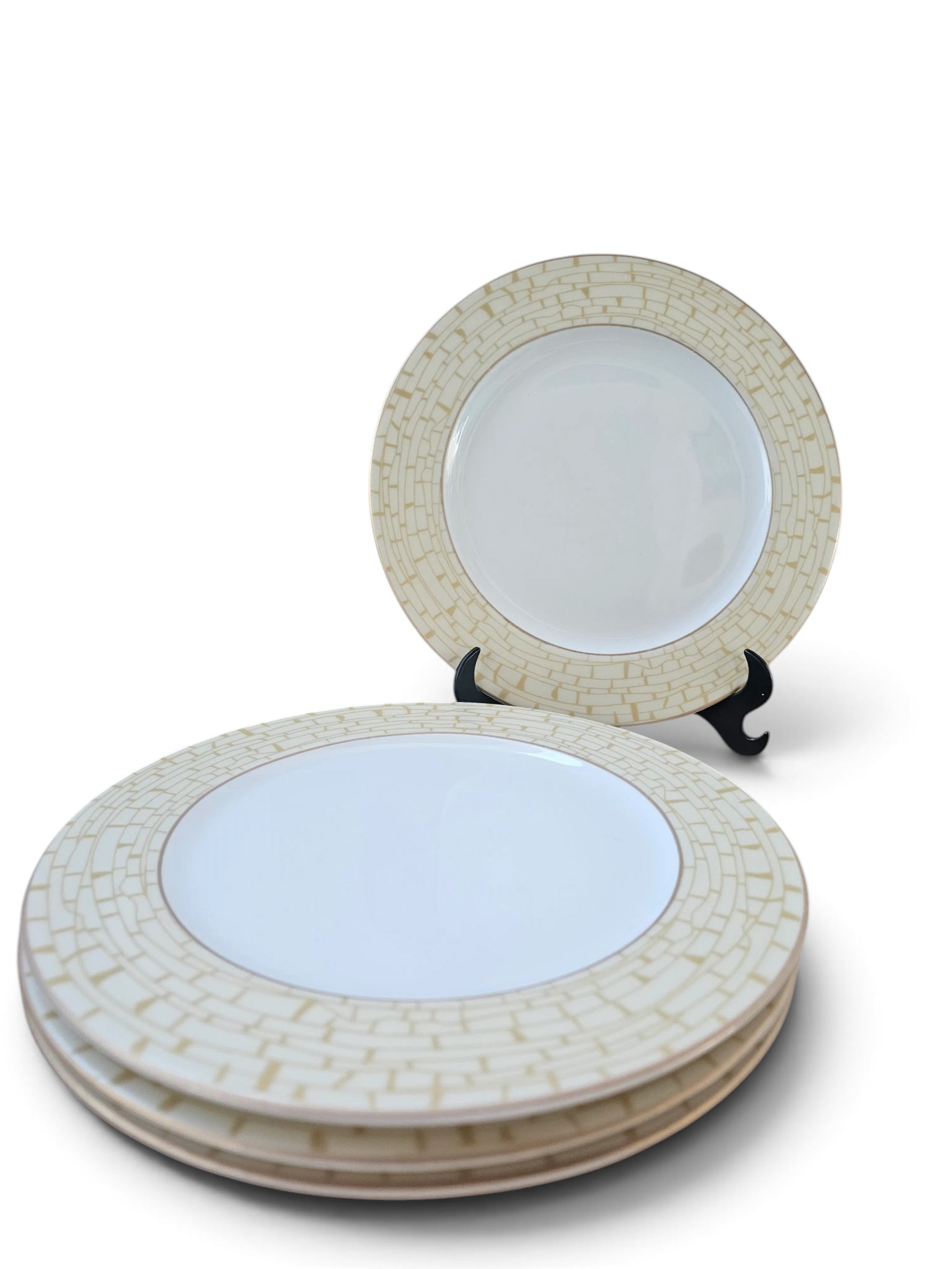 Prato Sobremesa Porcelana Alemã Tirschenreuth- 4 unidades - exclusivo Cecilia Dale