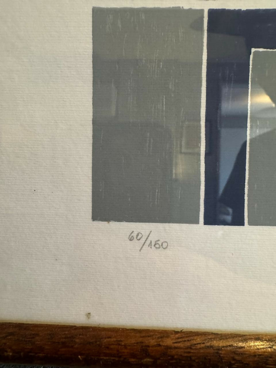 Serigrafia - Ferreira Gullar, série Mesas - 60/150 - 33x41,Com Moldura