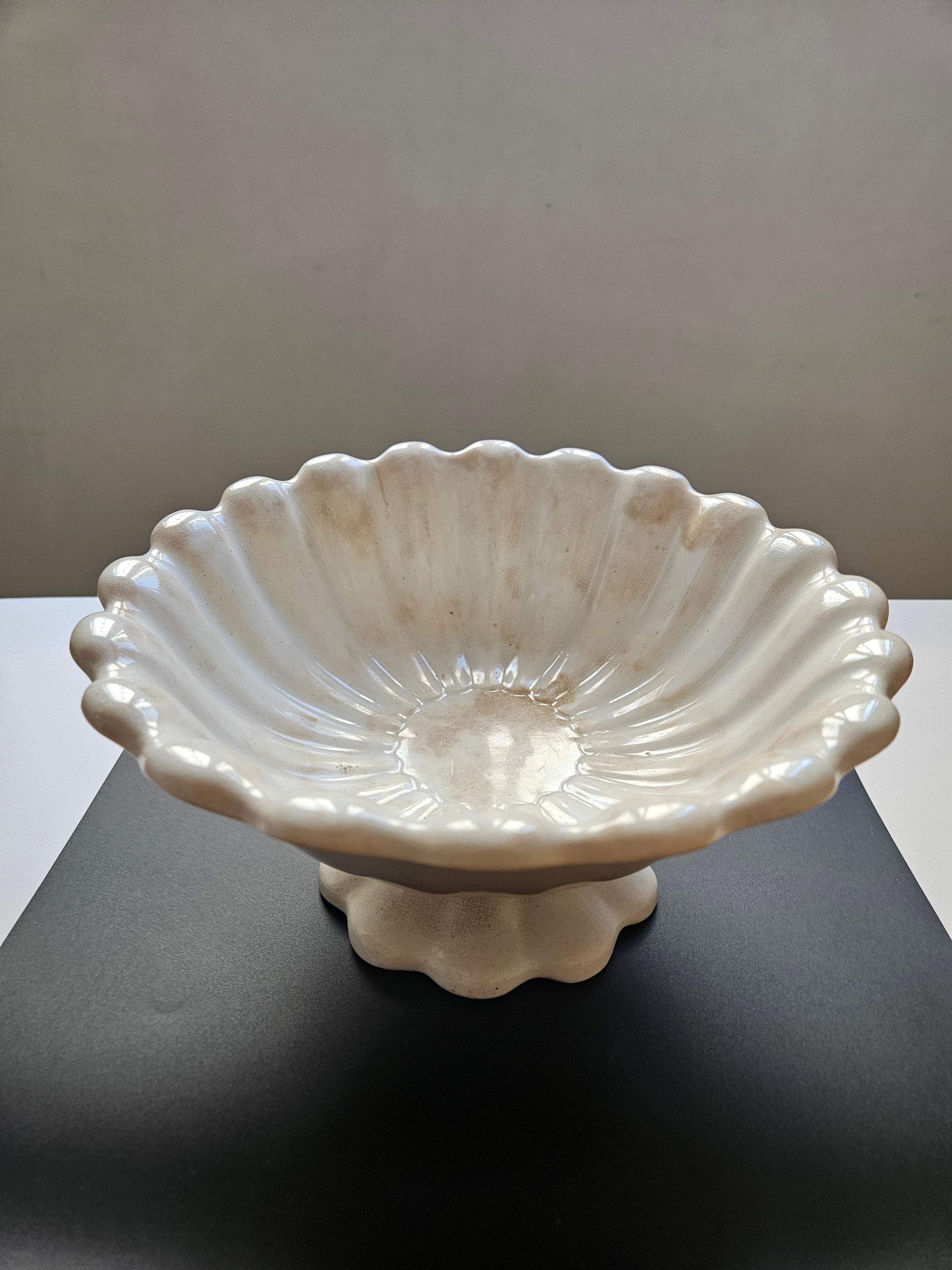 Fruteira Pedestal Ironstone Inglès Thomas Hughes