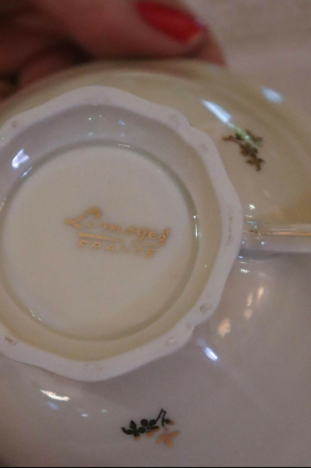 CONJUNTO DE CHÁ - LIMOGES 1940-1960