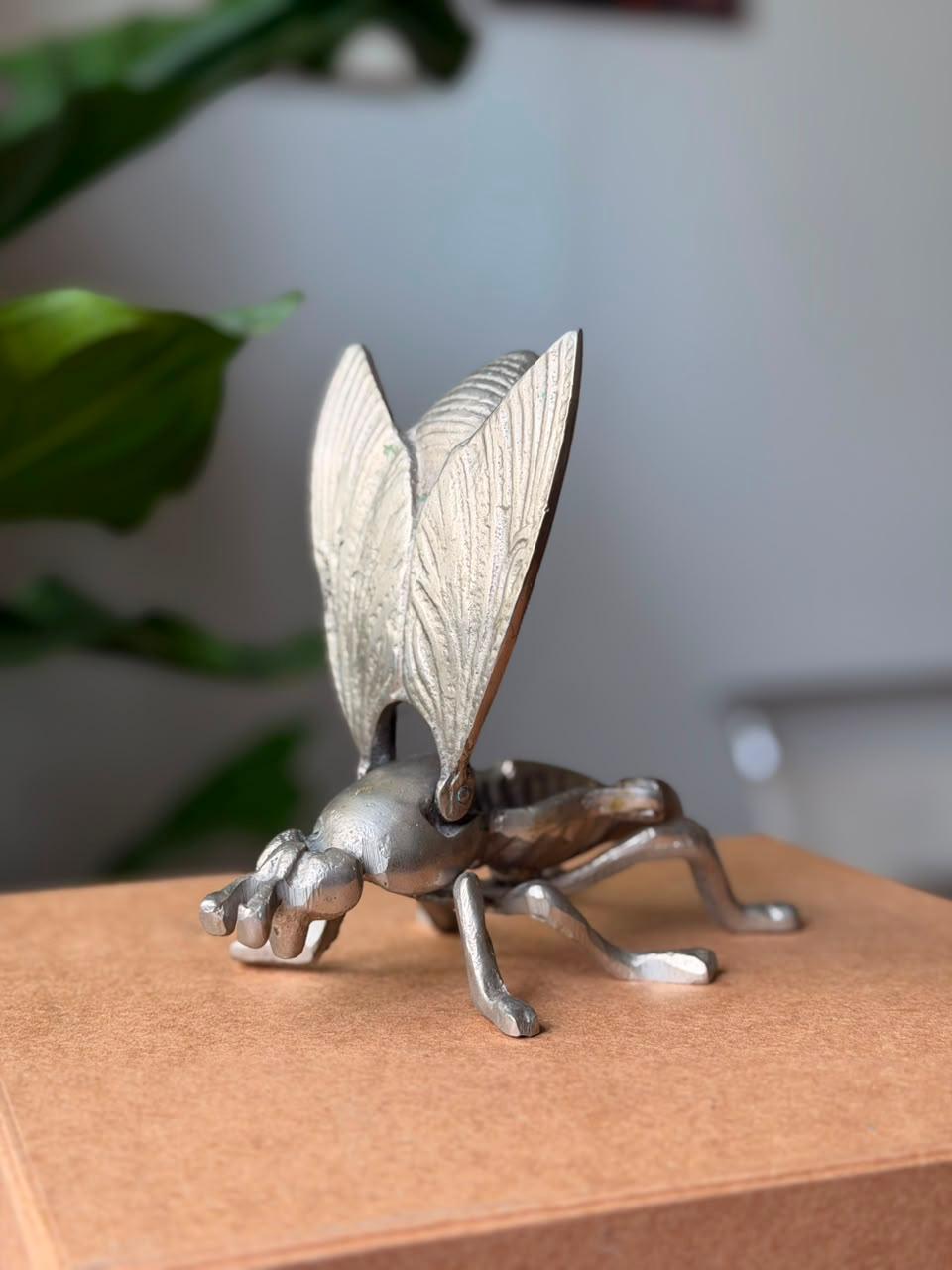 Cinzeiro mosca em bronze