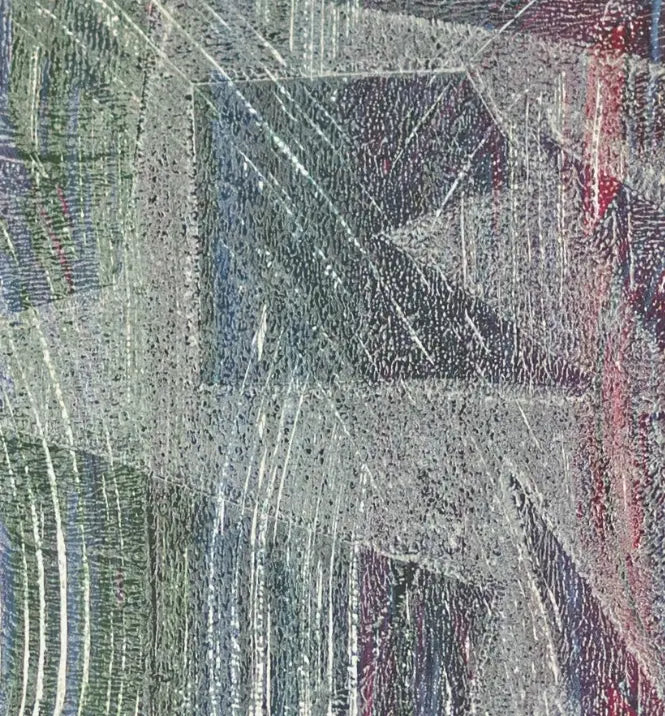 Quadro Decorativo Abstrato 38 X 28 Trama - 149