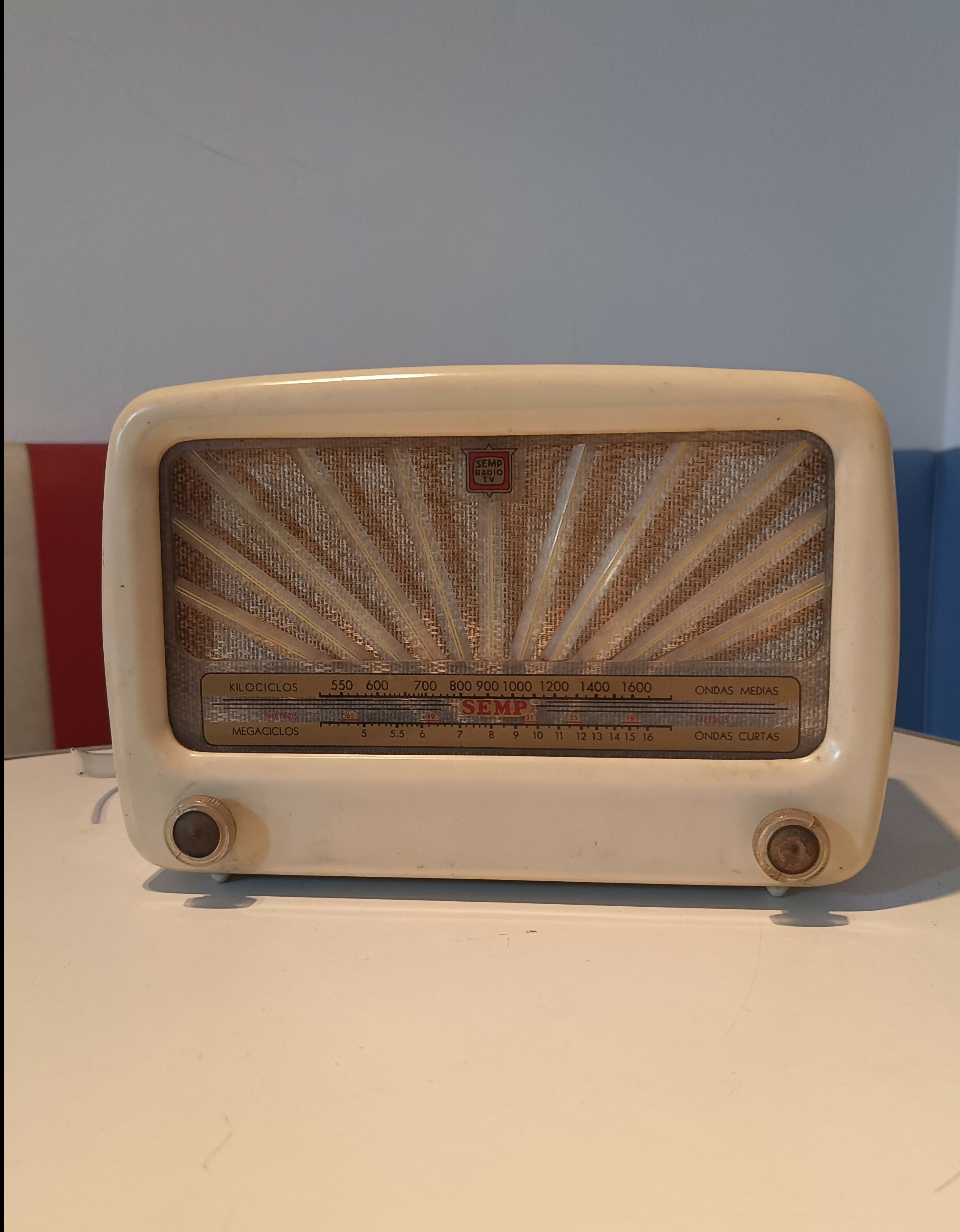 Rádio válvula anos 60