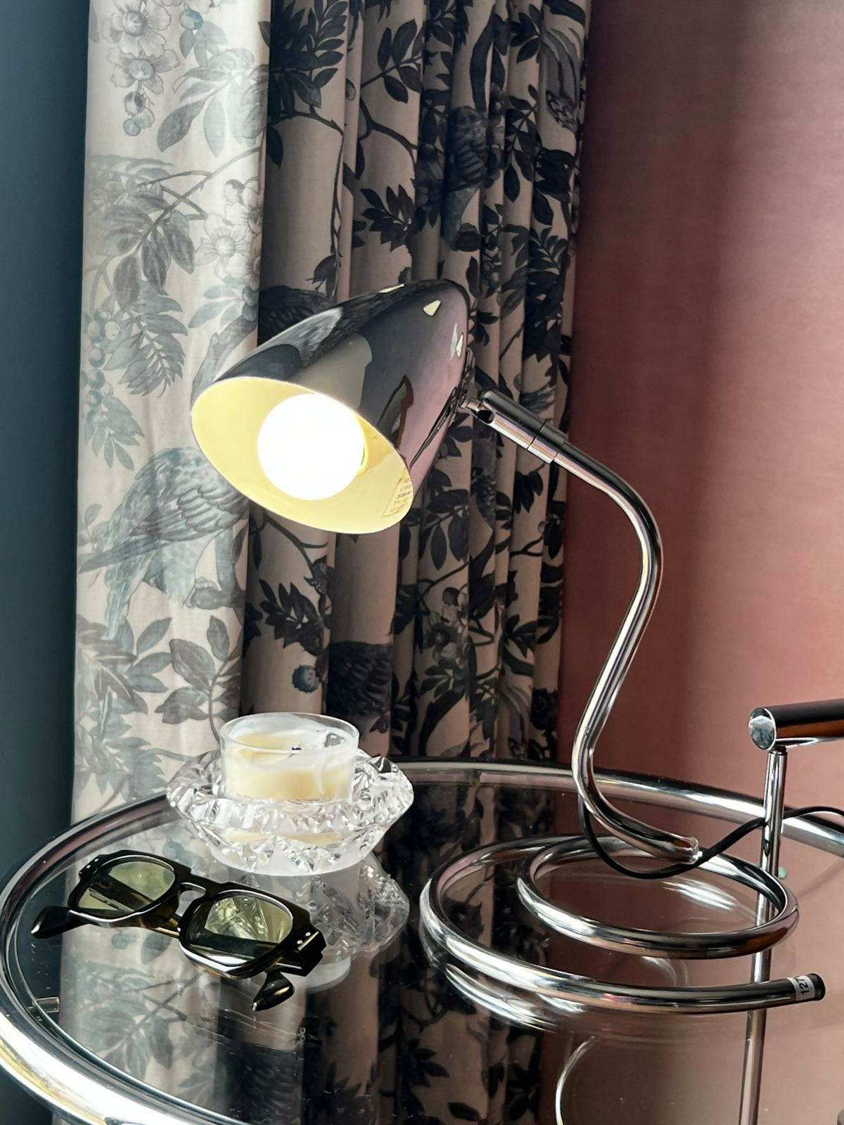 Luminária space age 80s – peça importada