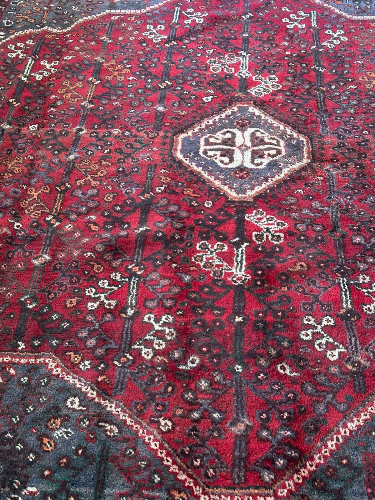 Tapete Persa Artesanal Vintage – 2,85m x 2,15m