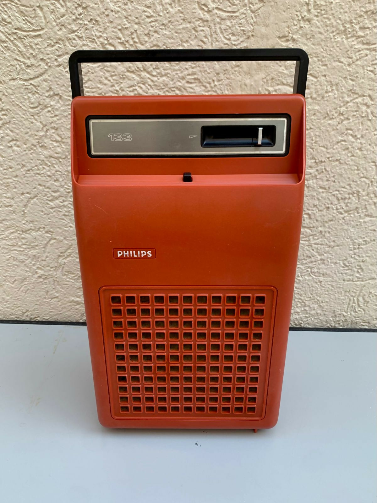 Toca discos / Vitrola philips Funcionando! (vermelha)