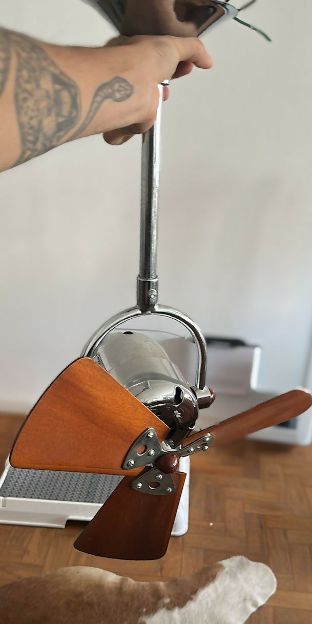 Ventilador De Teto Direcional Cromado