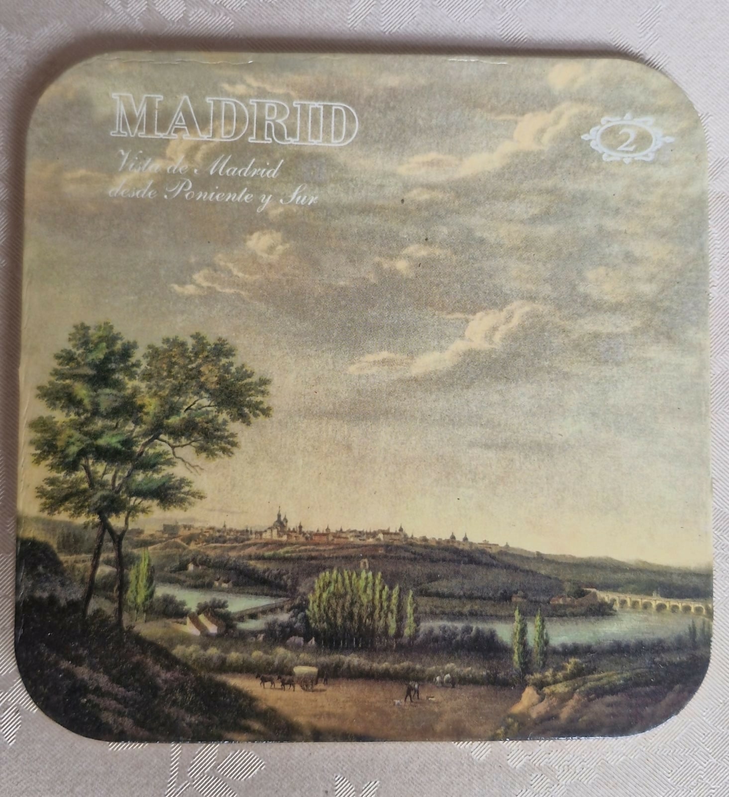 Lindo conjunto de porta-copos fabricados na Espanha