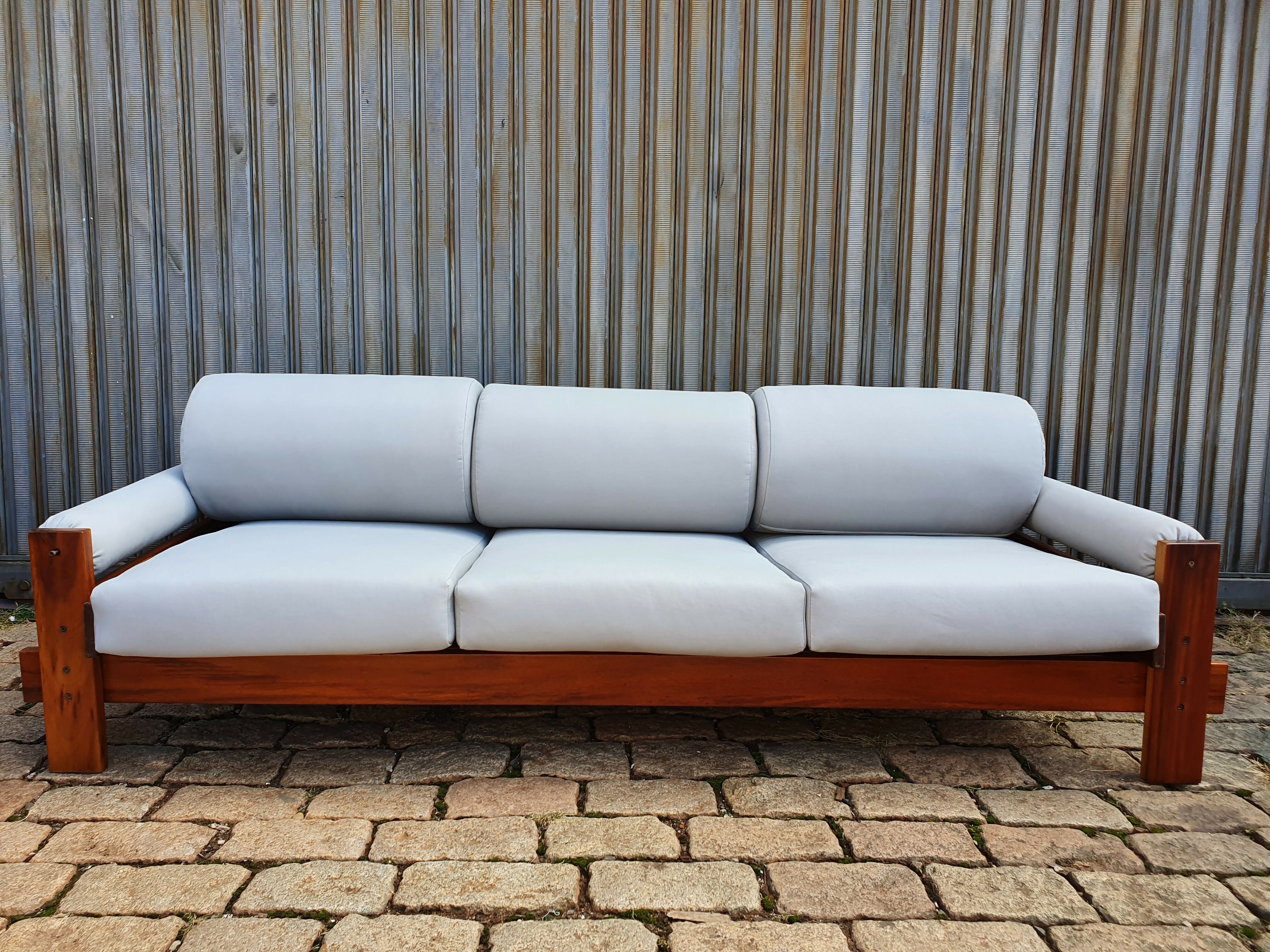 Sofá 3 Lugares Anos 70 Vintage