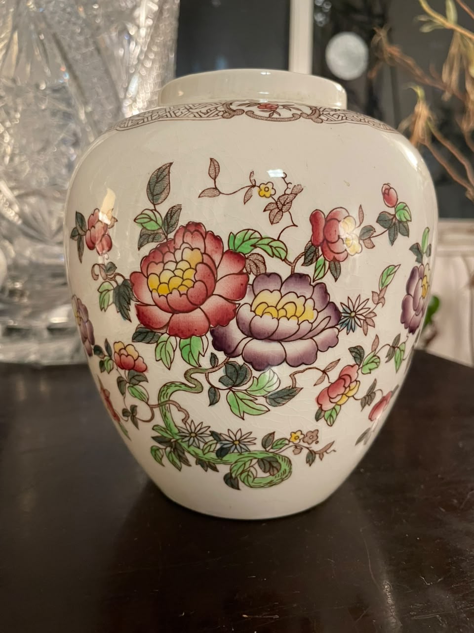 Vaso em faiança inglesa Crown Devon
