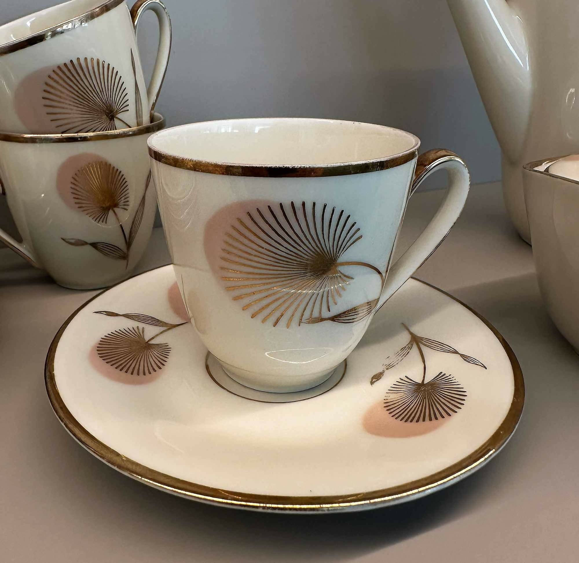 Conjunto de Café em Porcelana Alemã ZEH SCHERZER