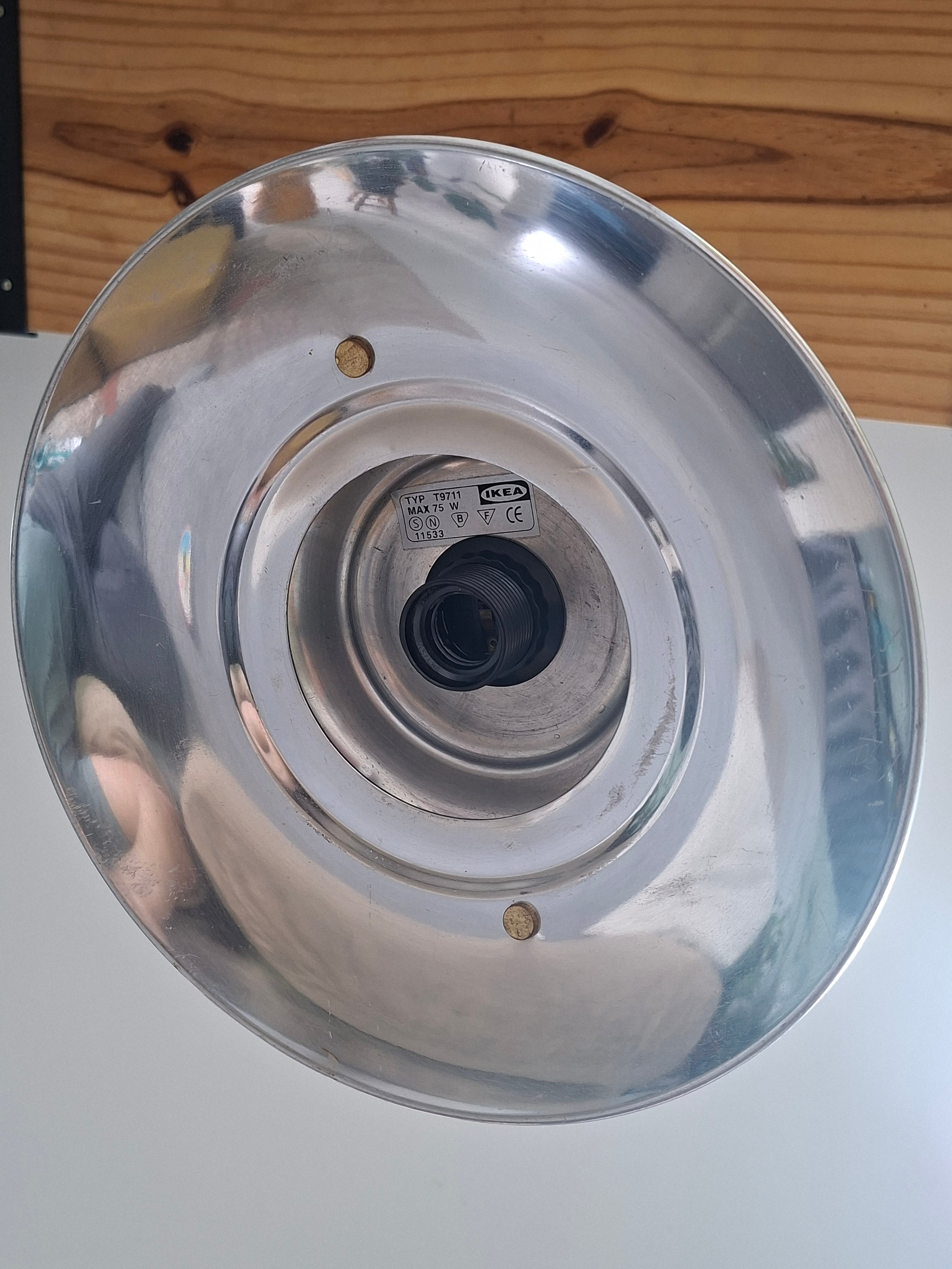 Luminária de Teto Vintage Ikea, Ottava em Inox