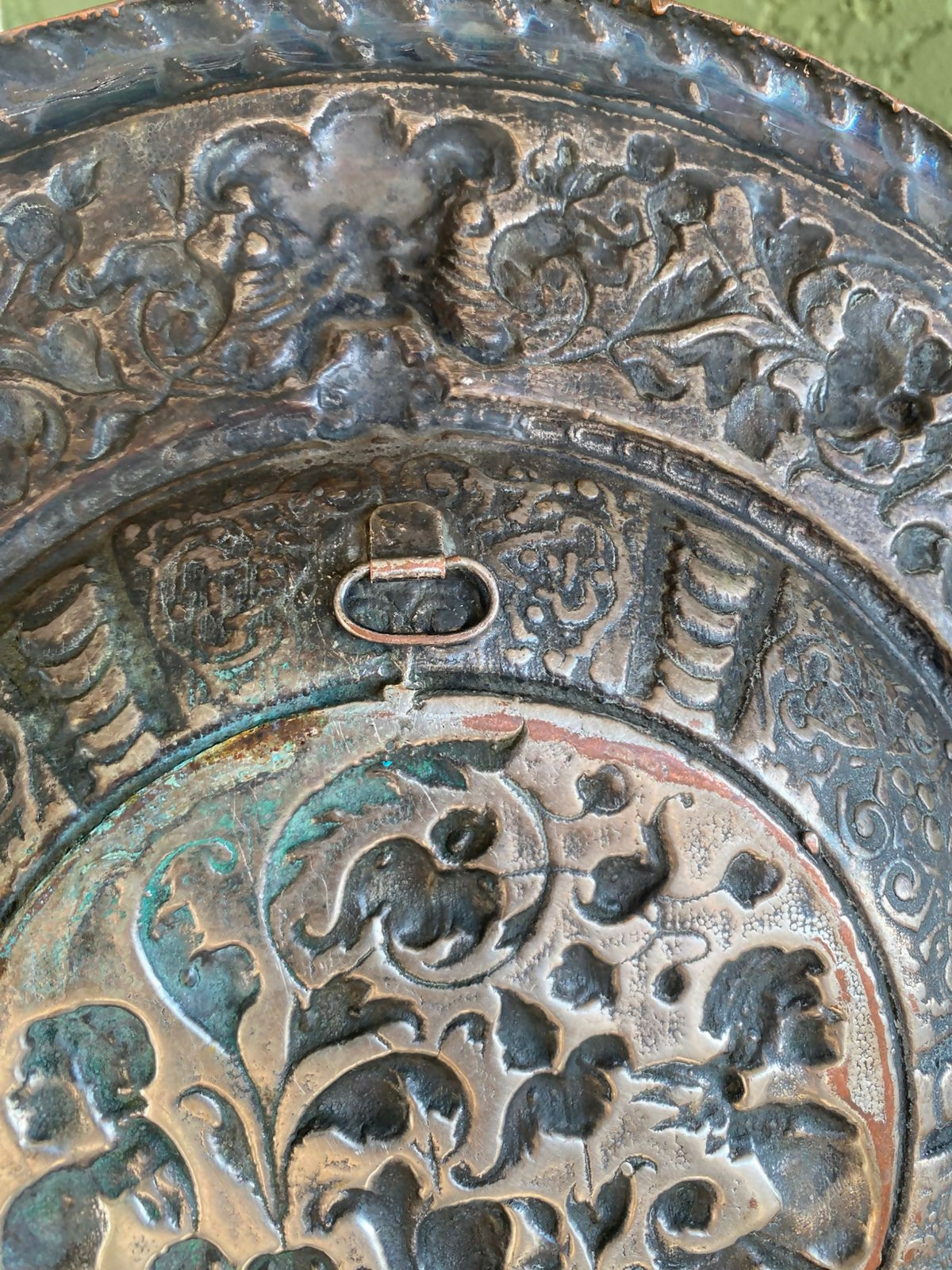 Medalhão Português decorativo em cobre