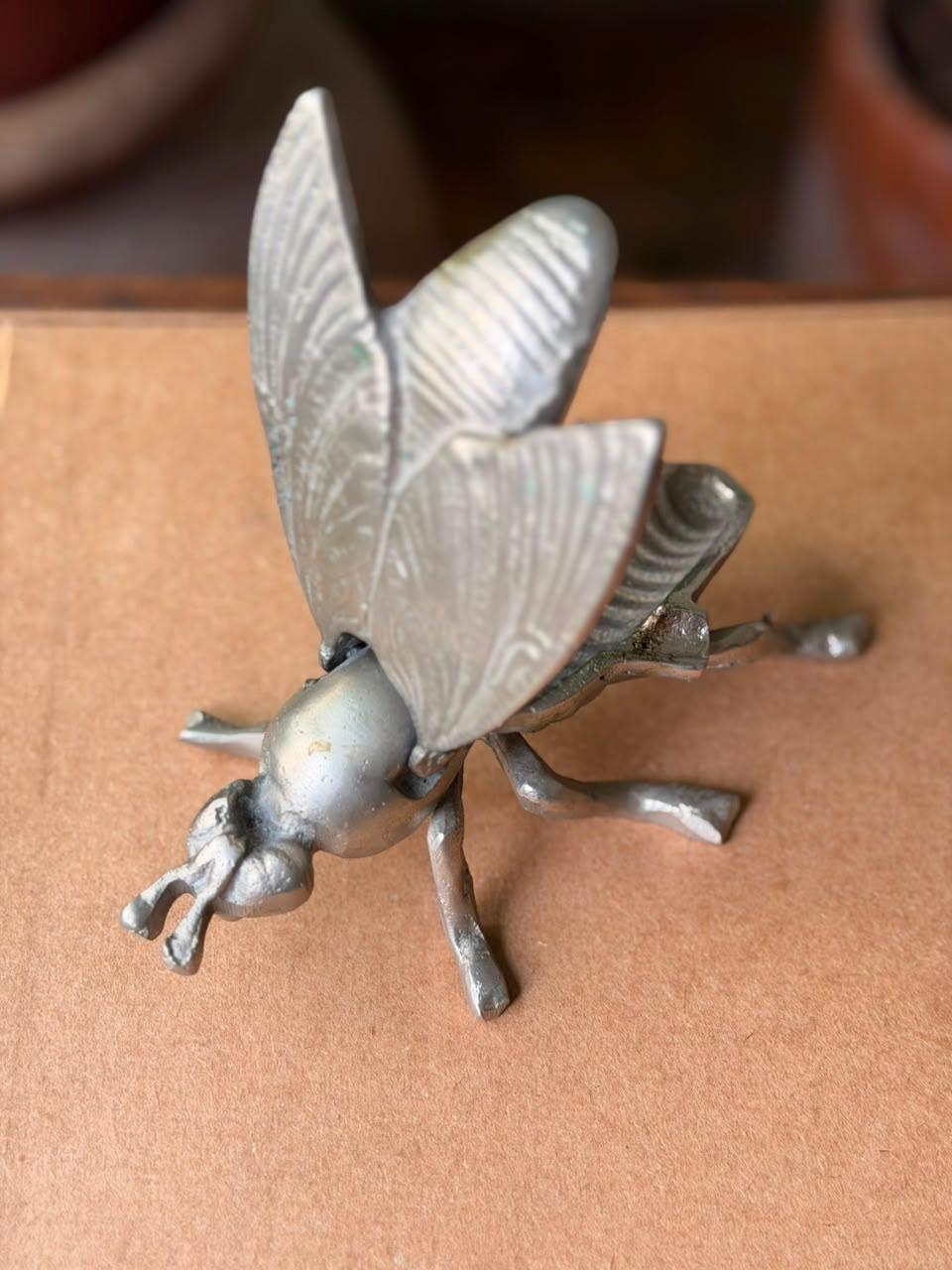 Cinzeiro mosca em bronze