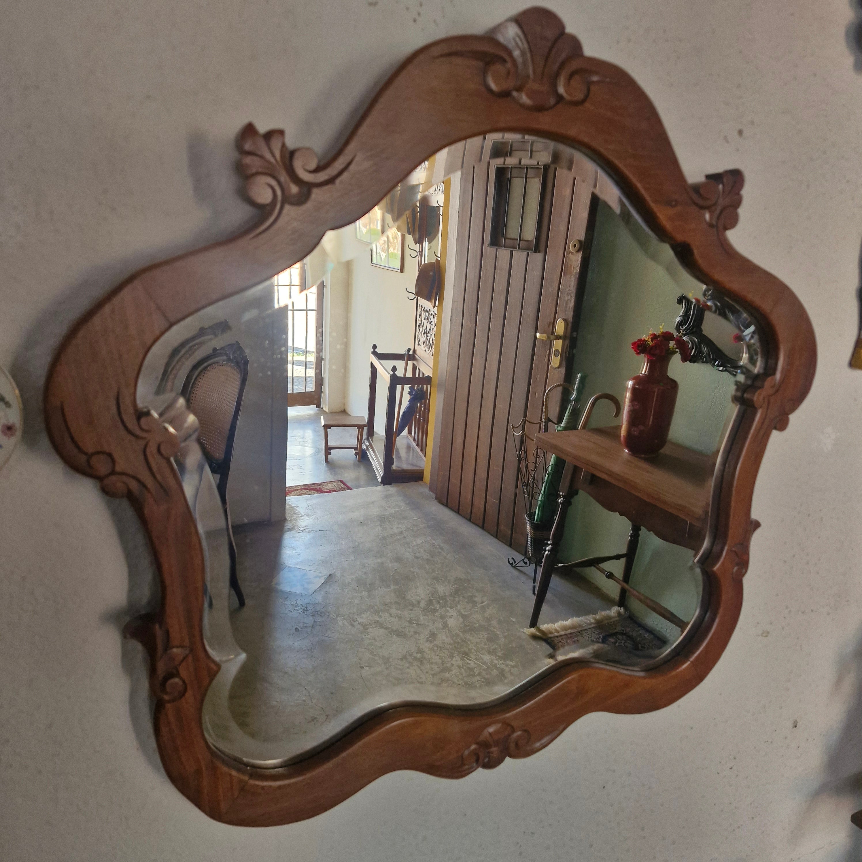 Espelho Bisotê moldura Provençal