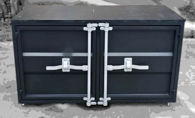 Móvel com estilo industrial - Visual container