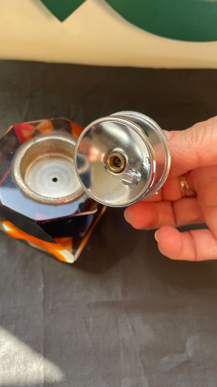 Isqueiro de mesa Murano Sommerso 