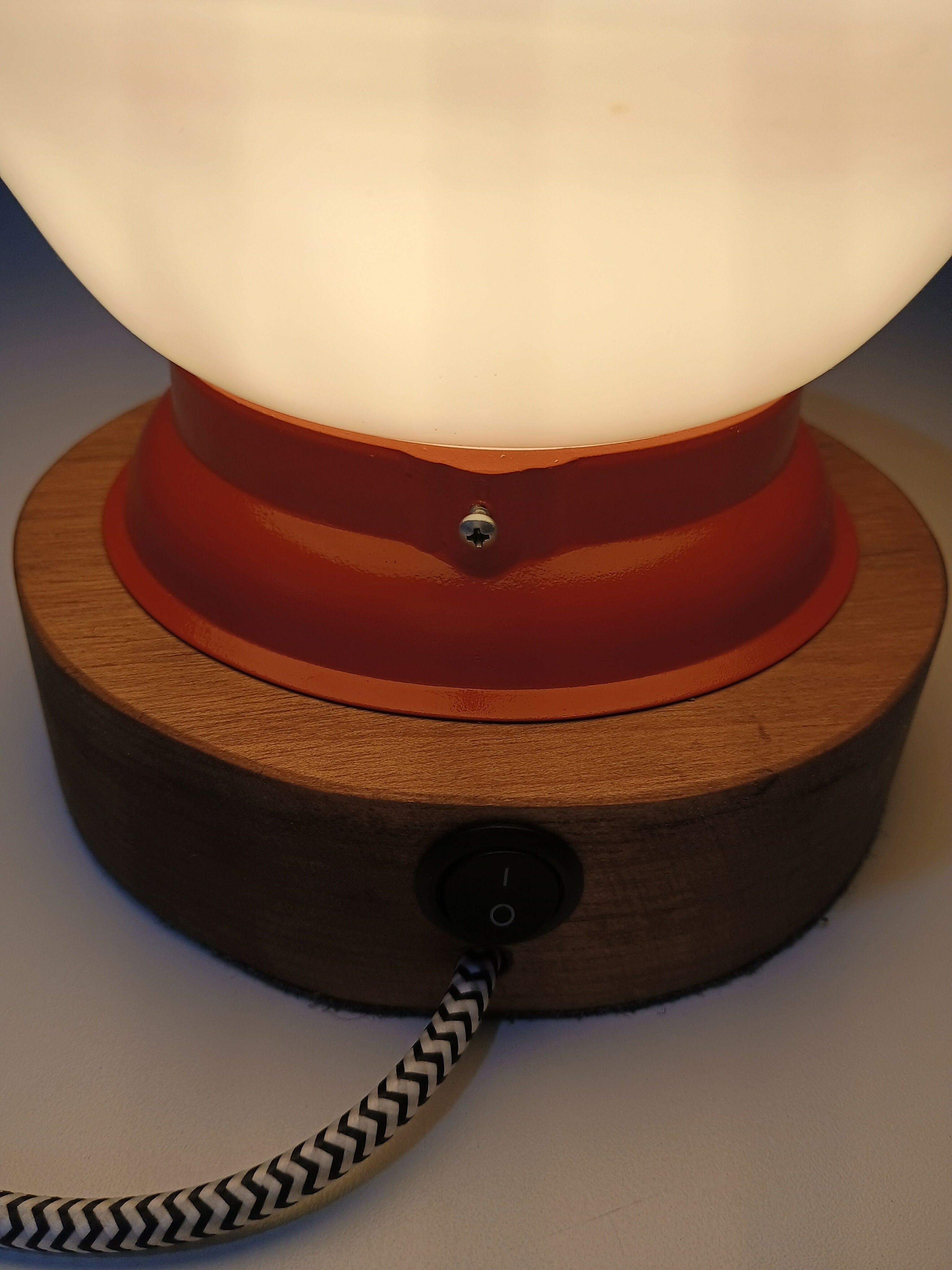 Luminária Opalina de Outono