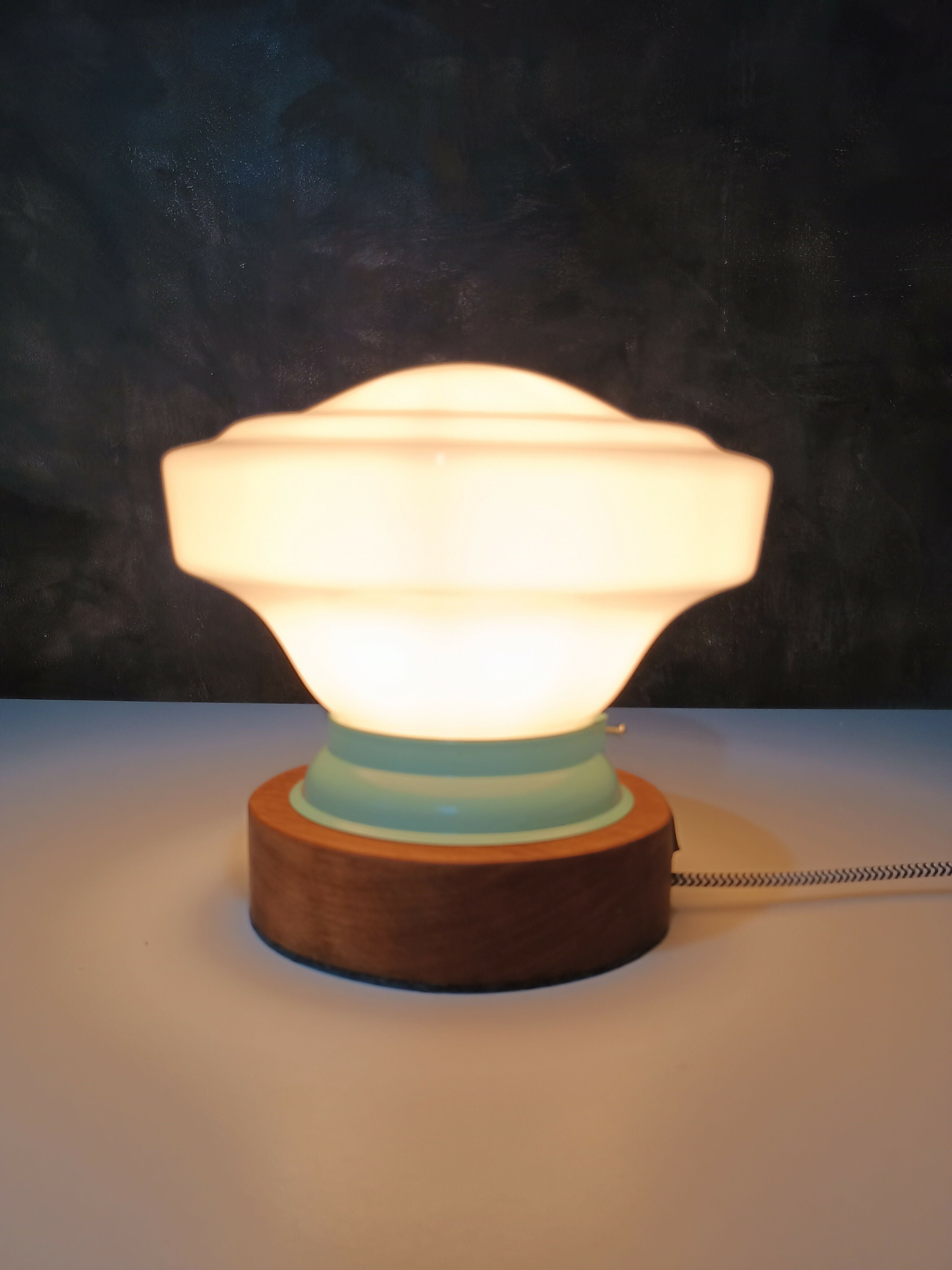 Luminária Opalina de Outono