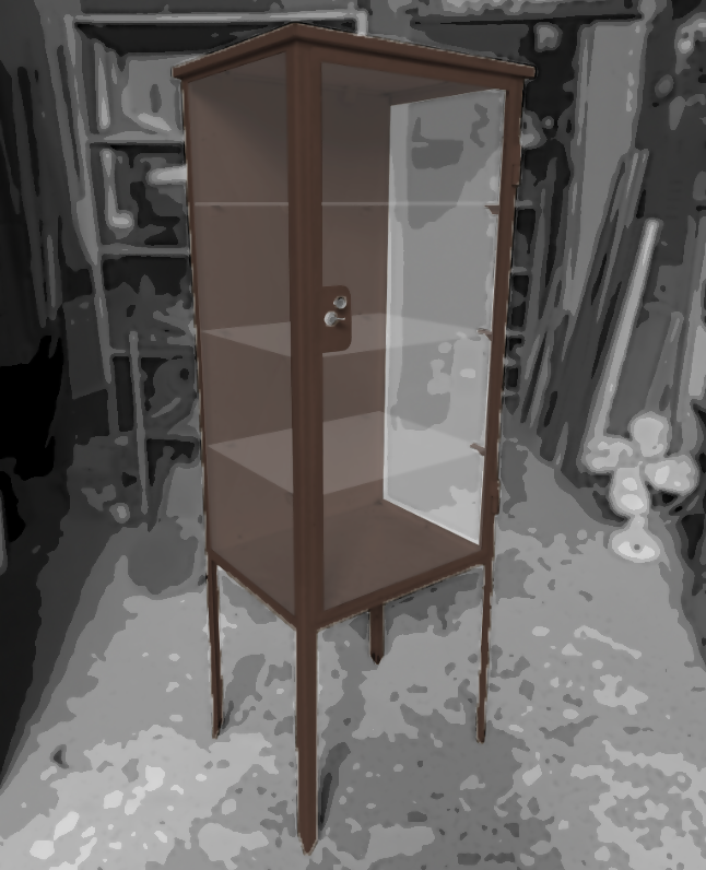 Cristaleira / Vitrine / Armário antigo de farmácia customizado