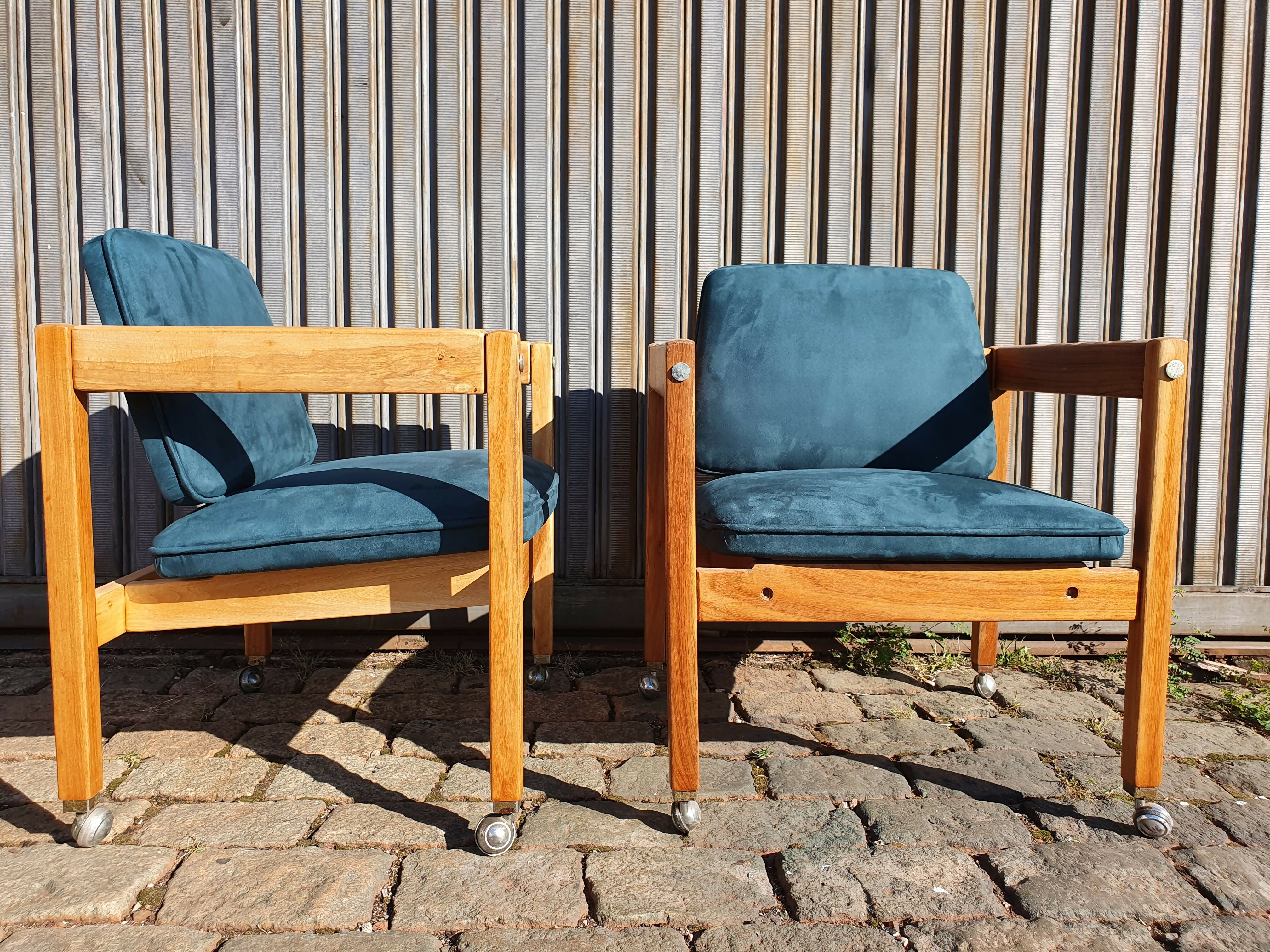 Par de poltronas Kiko Sérgio Rodrigues