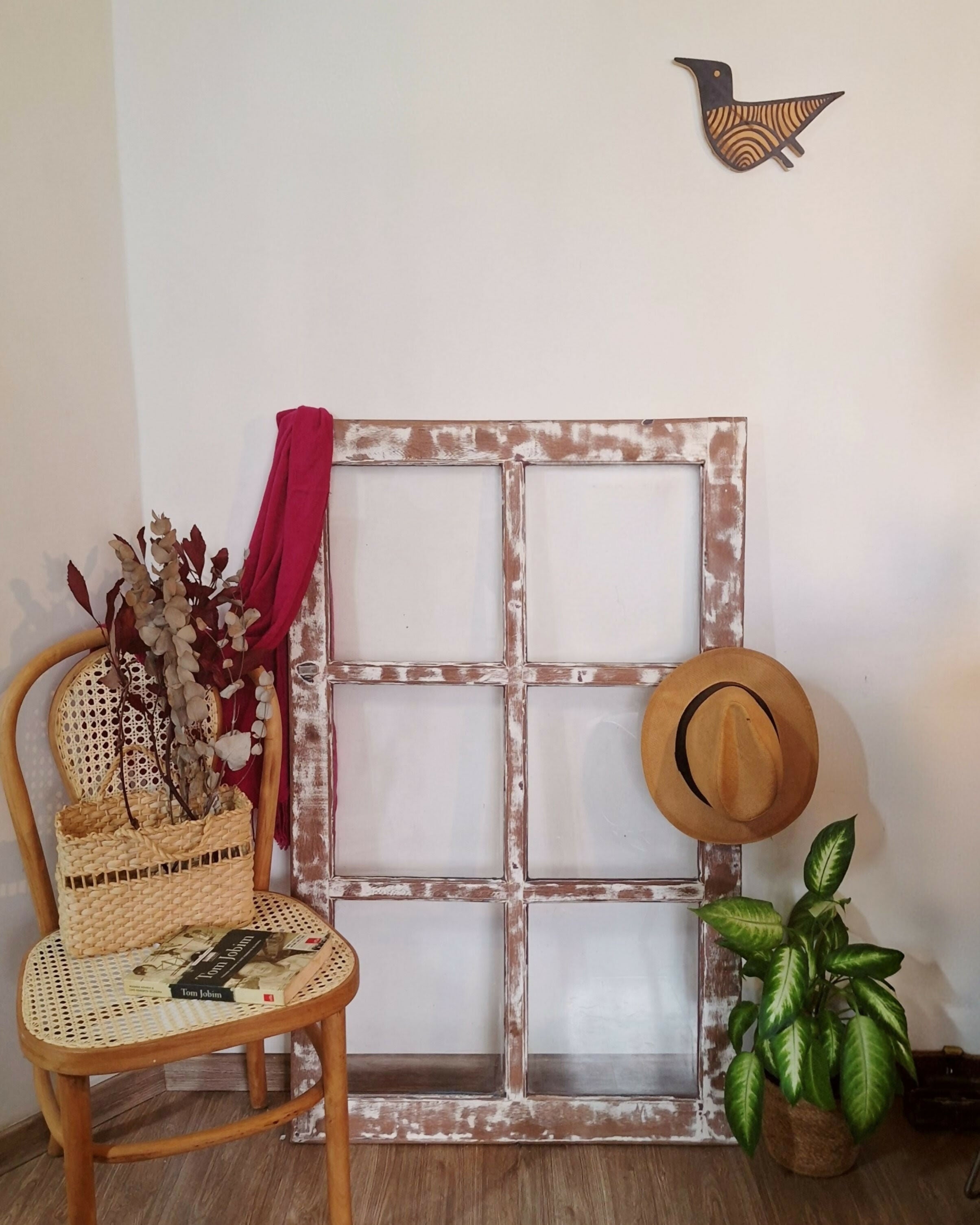 Janela antiga de demolição