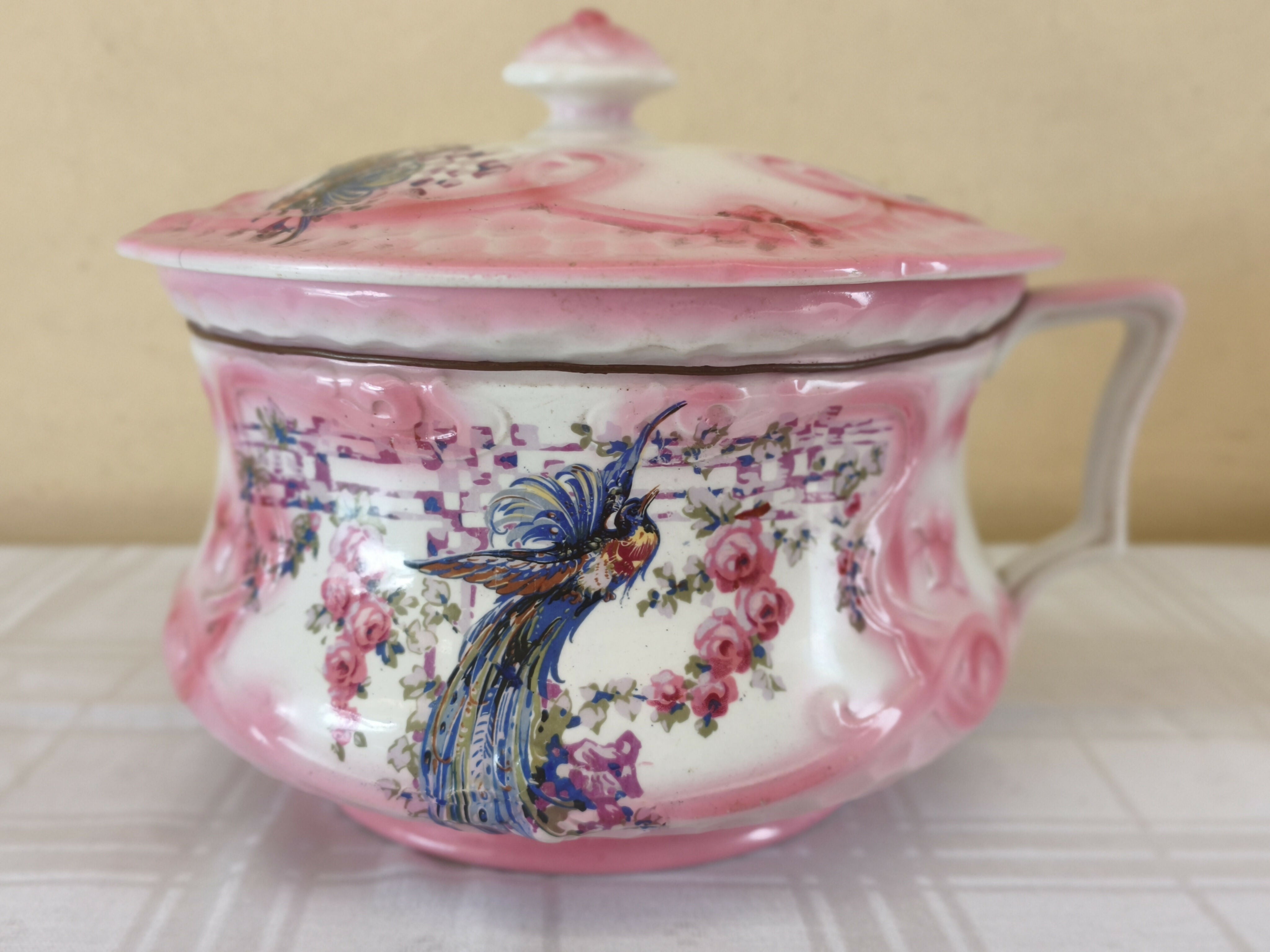 Penico antigo porcelana inglesa J&G Meakin
