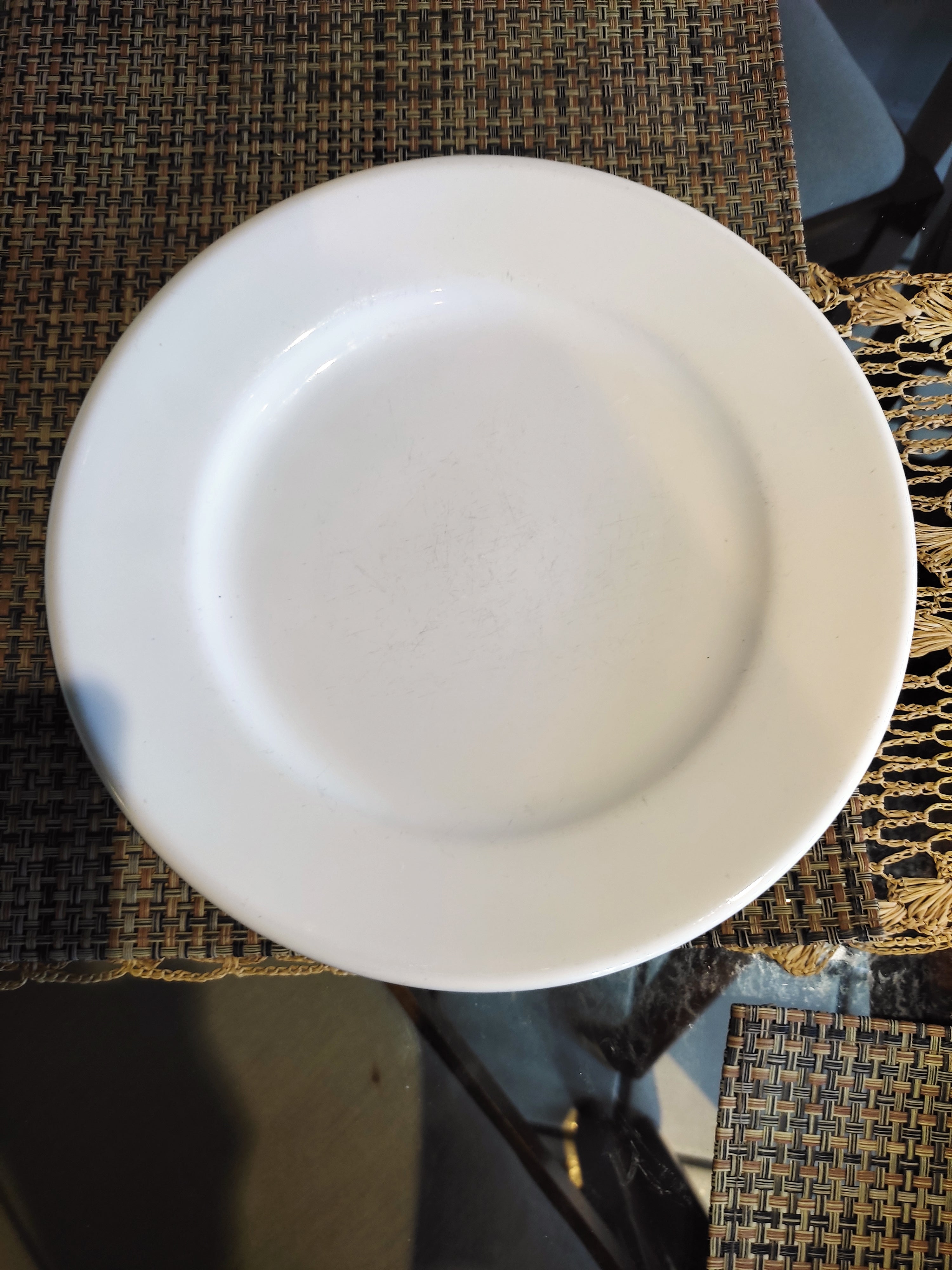 Pratos de porcelana branco, marca gremer, Schmidt