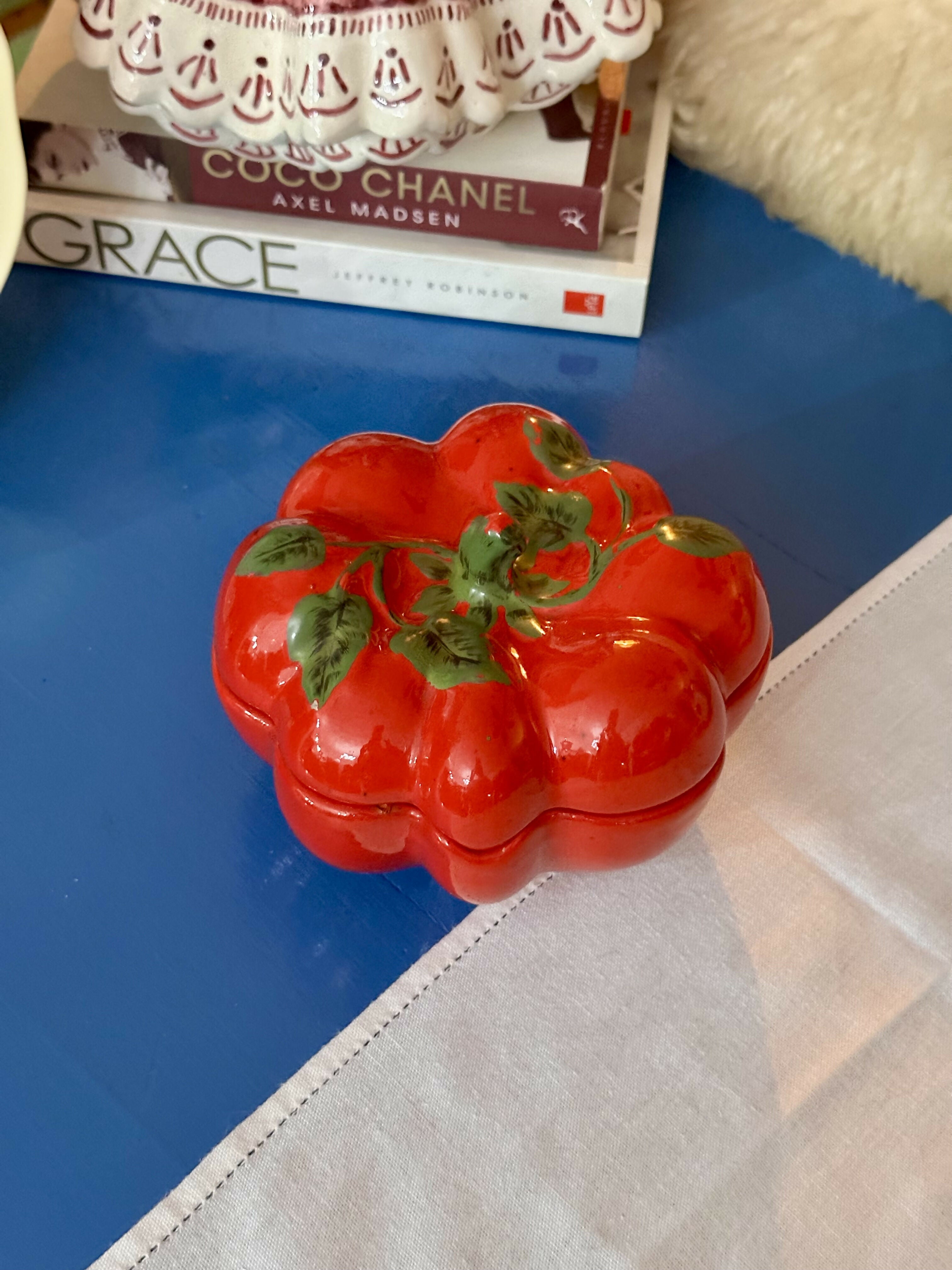 Potiche formato lindeza de tomate da antiga manufatura Weiss