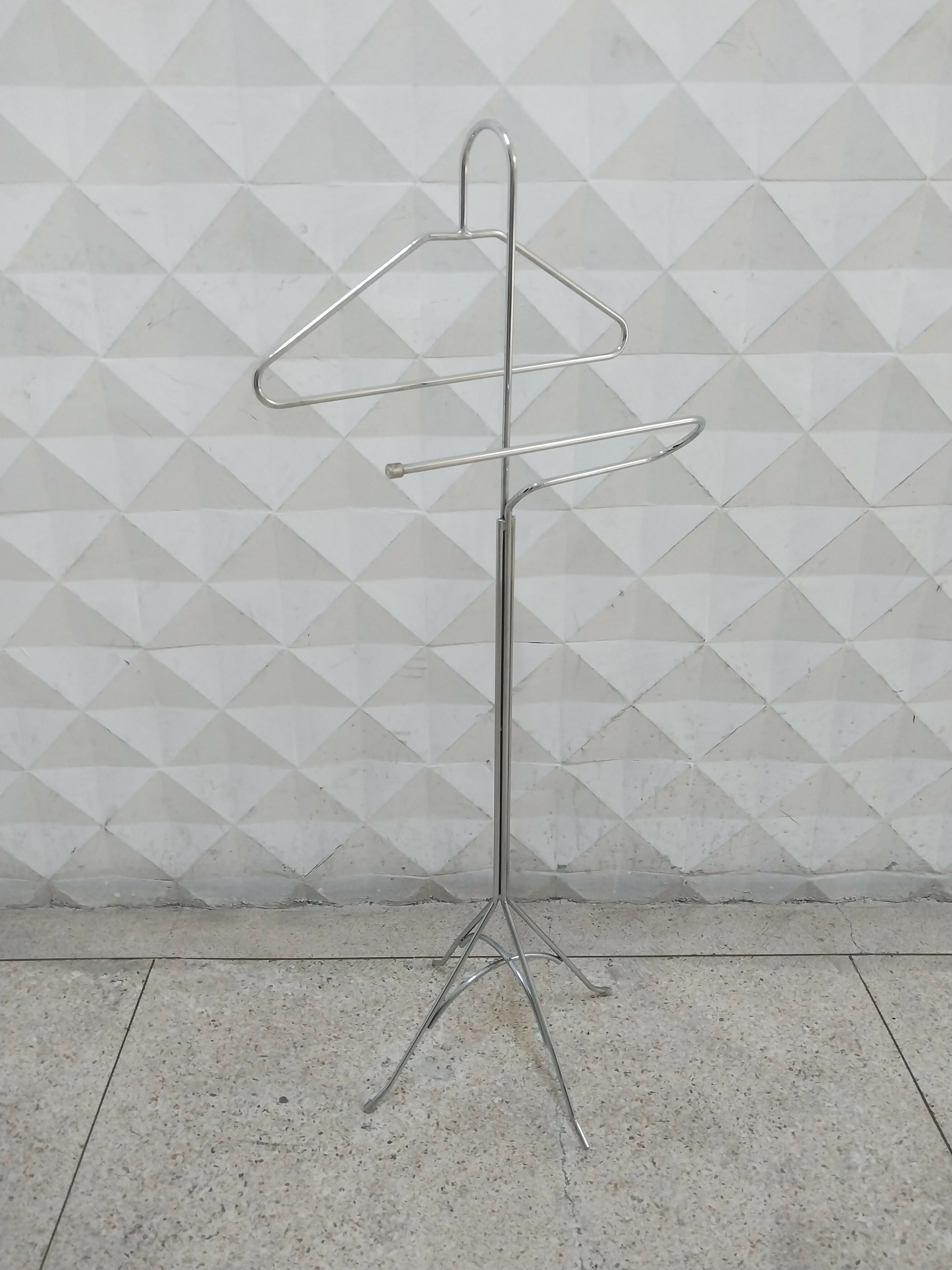 Cabideiro Vintage em Metal Cromado