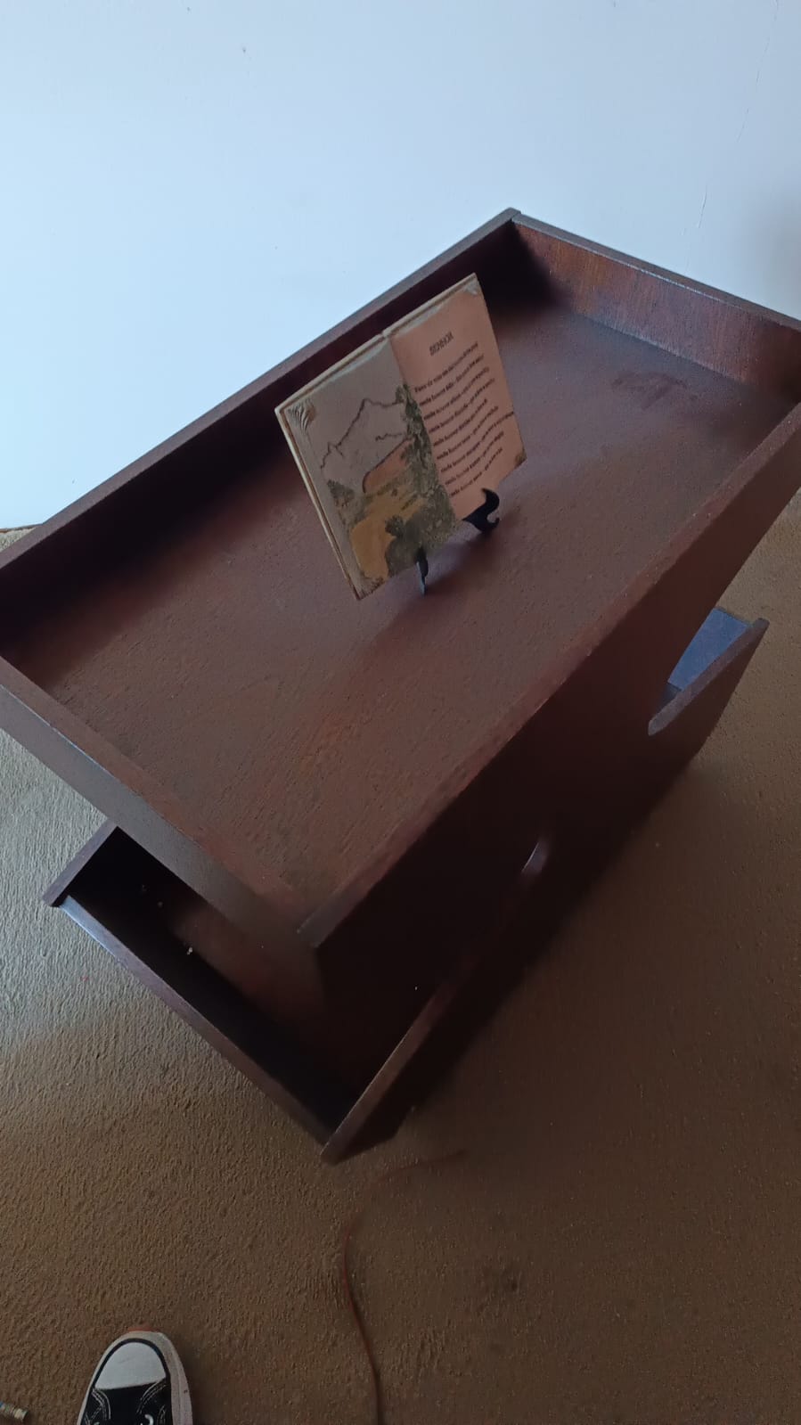 Carrinho Bar Vintage / Mesa Lateral Anos 70 com Rodinhas