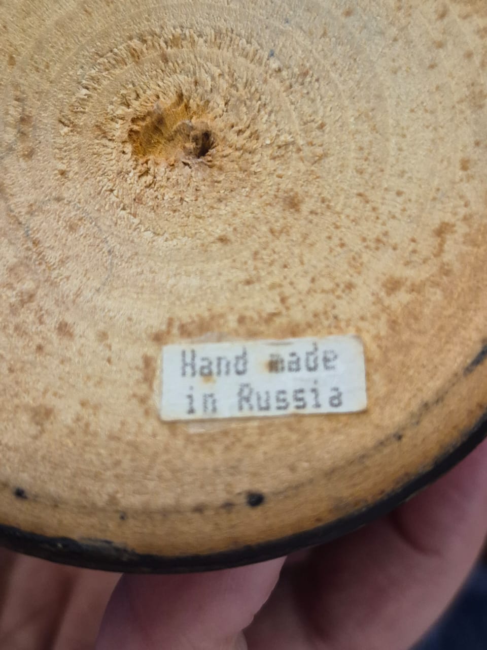 Conjunto de 5 bonecas russas, Matrioskas, em madeira. Pintadas artesanalmente, vintages.