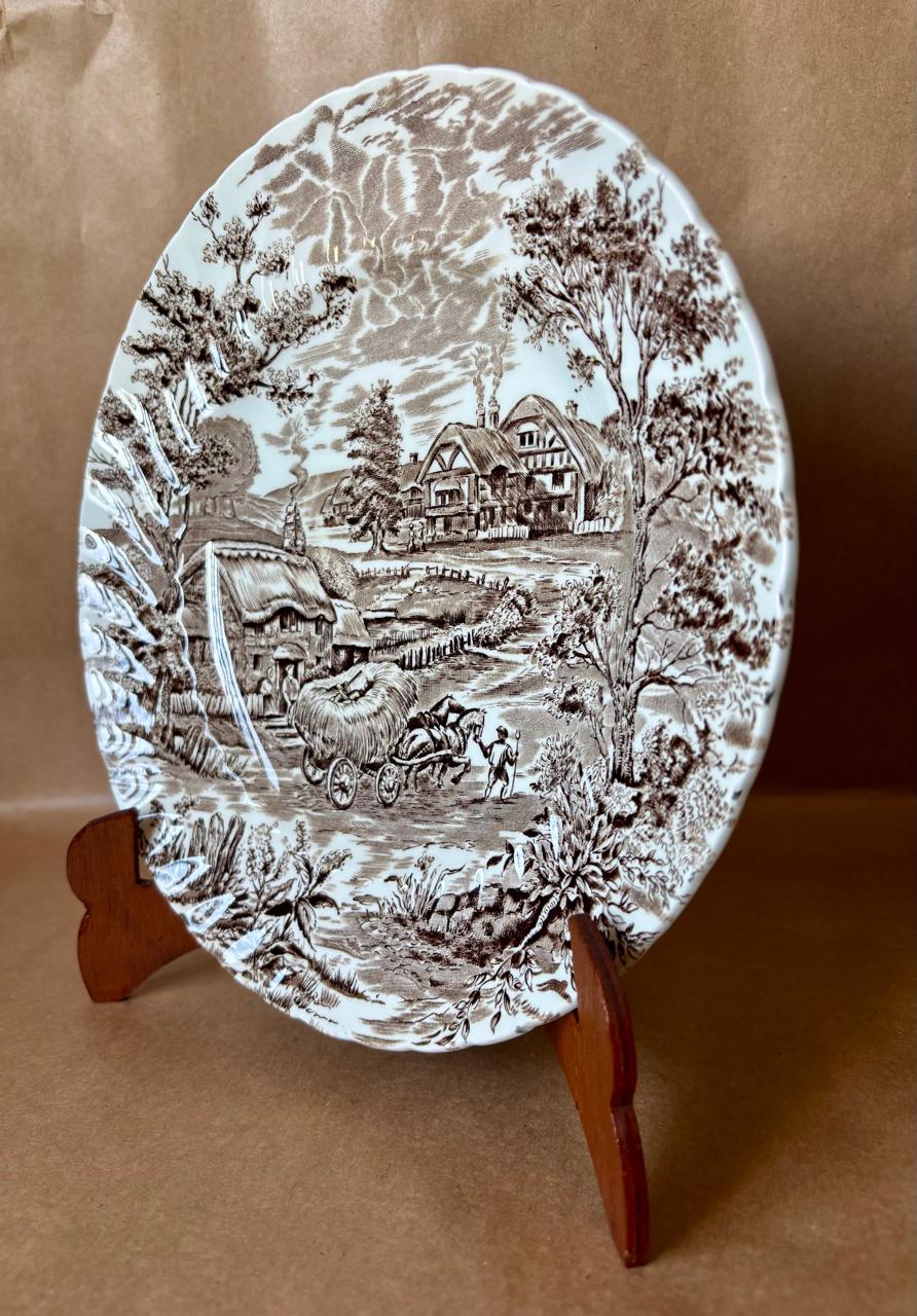 Prato vintage Ridgway Hayride em ironstone (DMCPS_713)