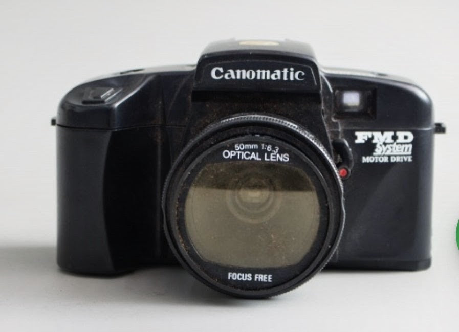 Câmera Fotográfica Vintage Canomatic: Estética Retrô Anos 90 (Decoração / Lomografia)