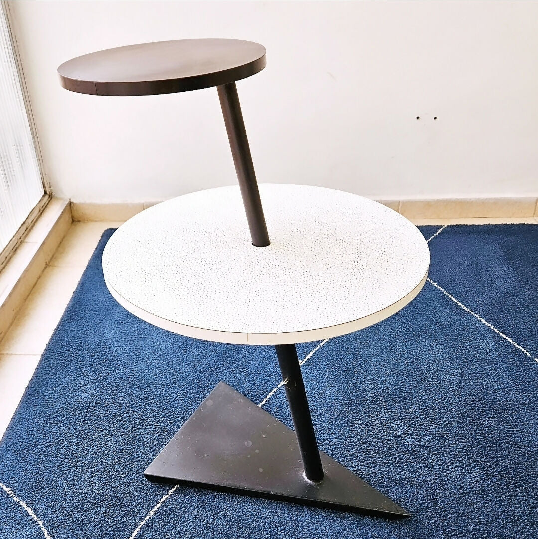 MESA AUXILIAR MEMPHIS STYLE ANOS 80