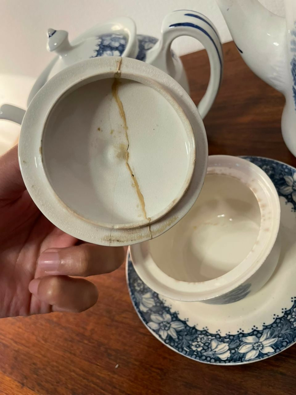 Conjunto para chá e café em faiança inglesa Woods &amp; Sons