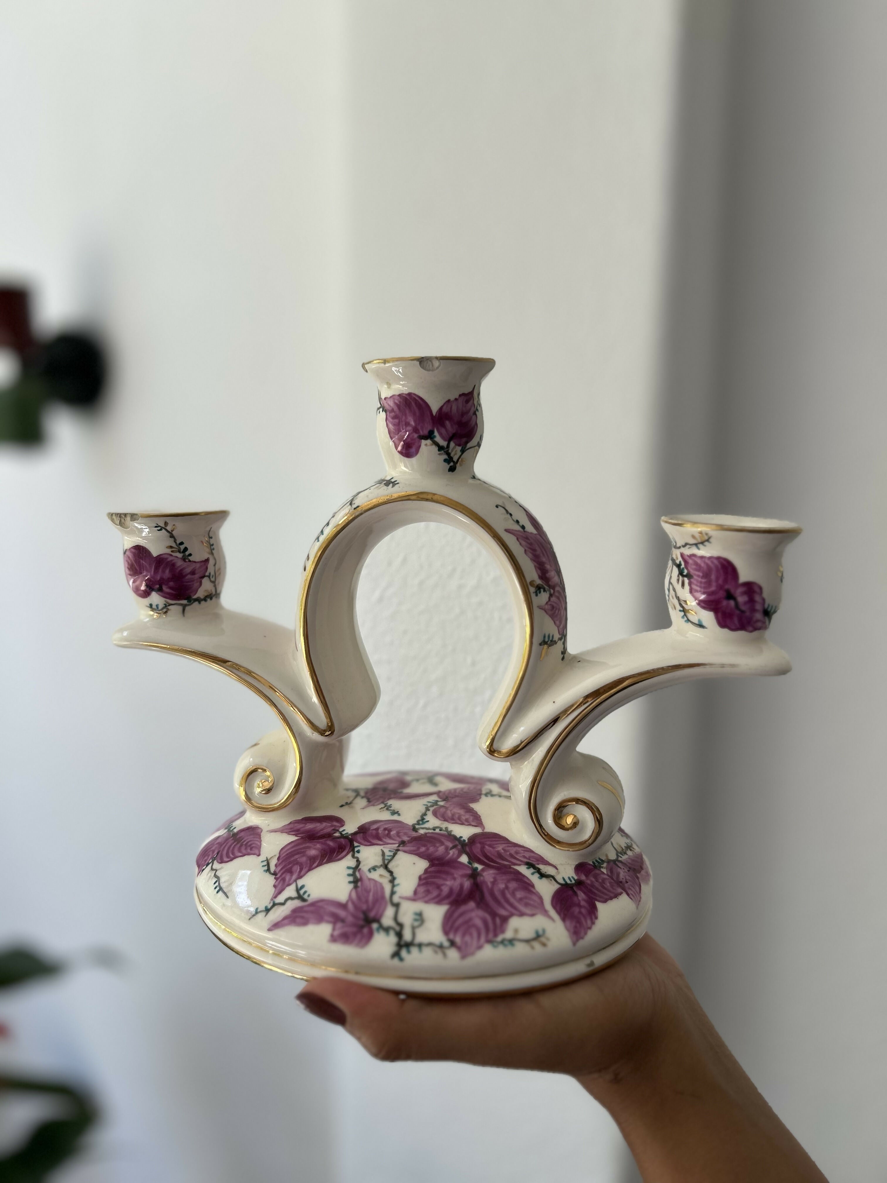 Castiçal triplo Weiss