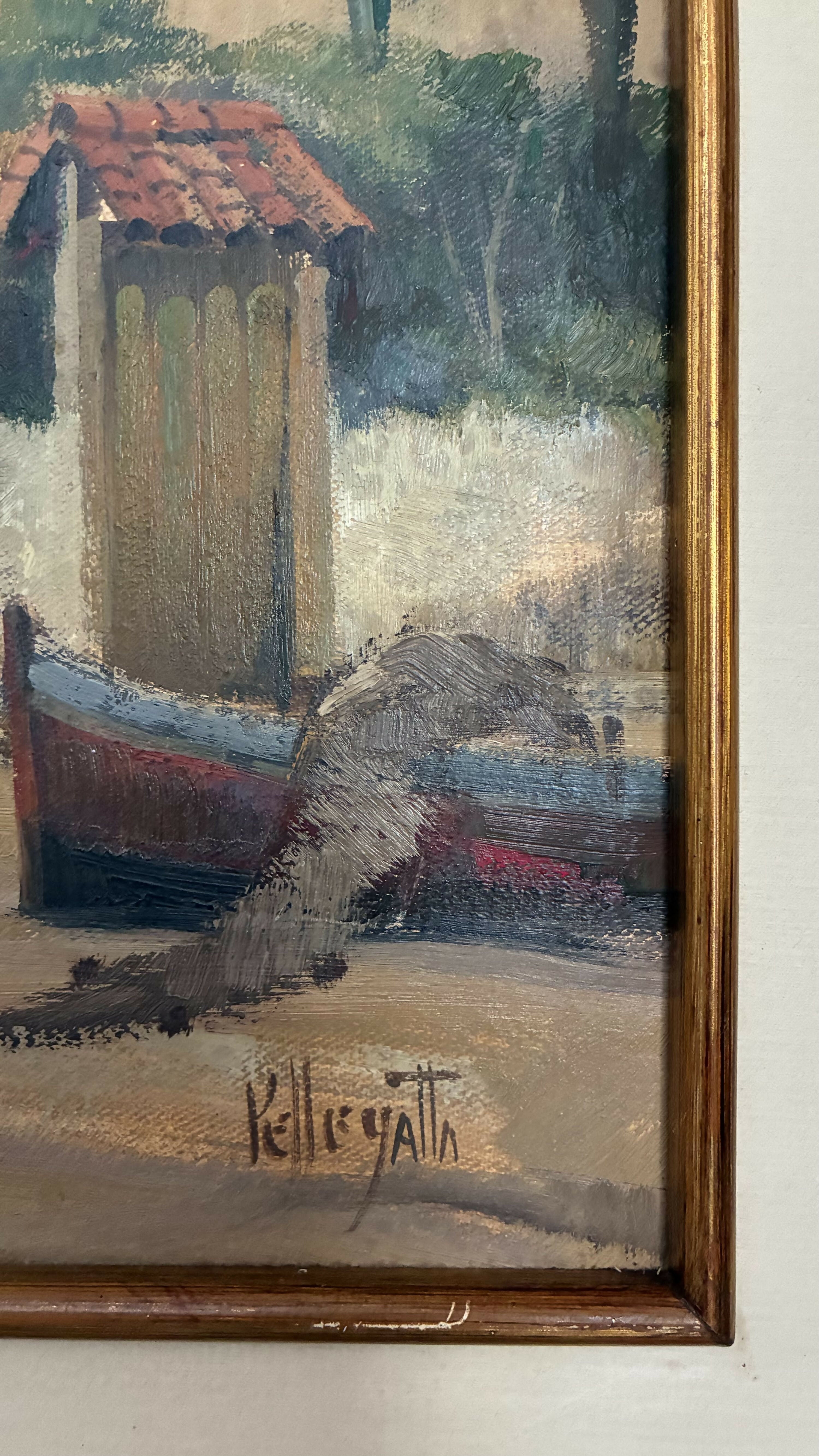 Quadro óleo sobre tela Assinado por Omar Pelegatta
