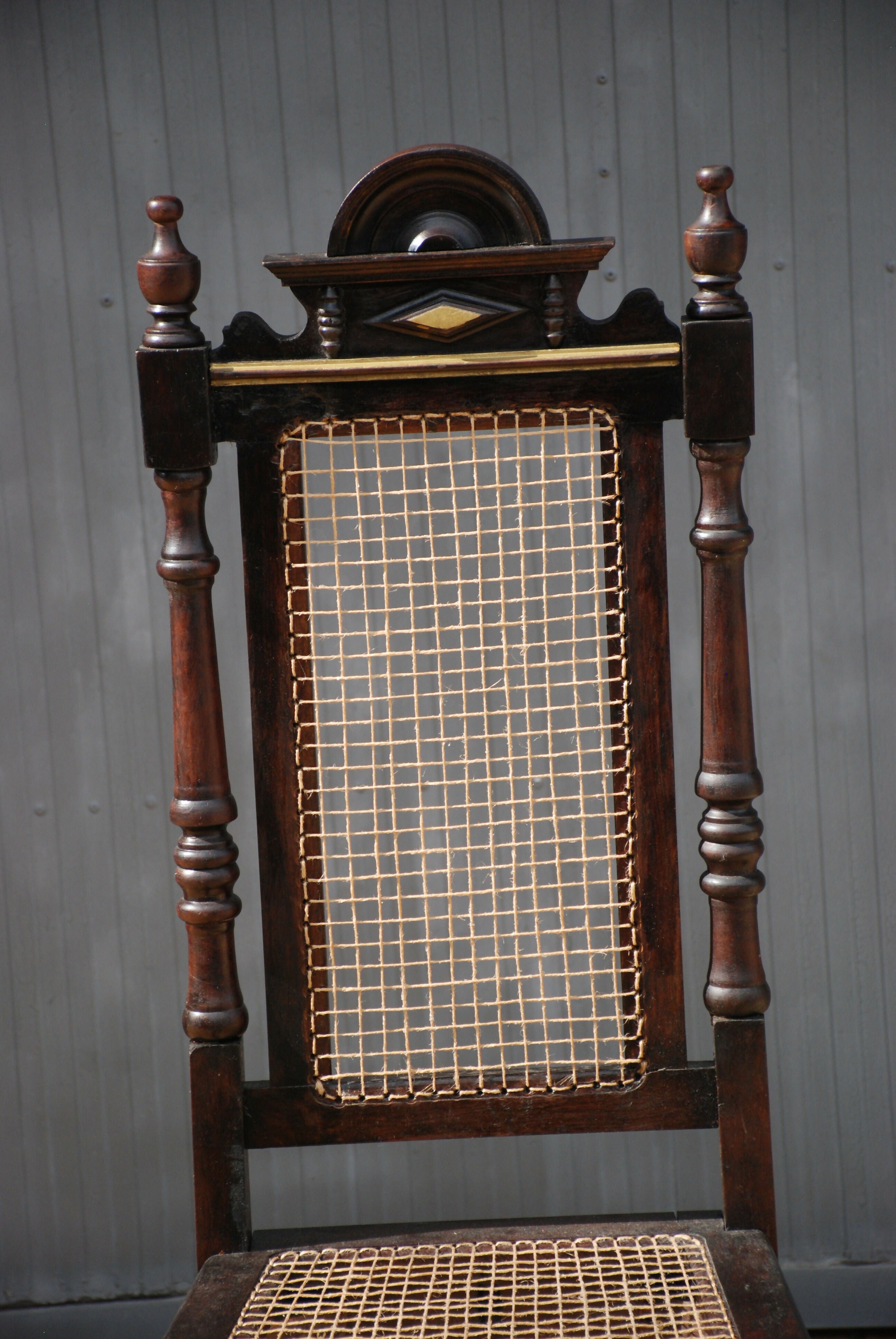 cadeira anos 50 em palhinha (para empalhar)