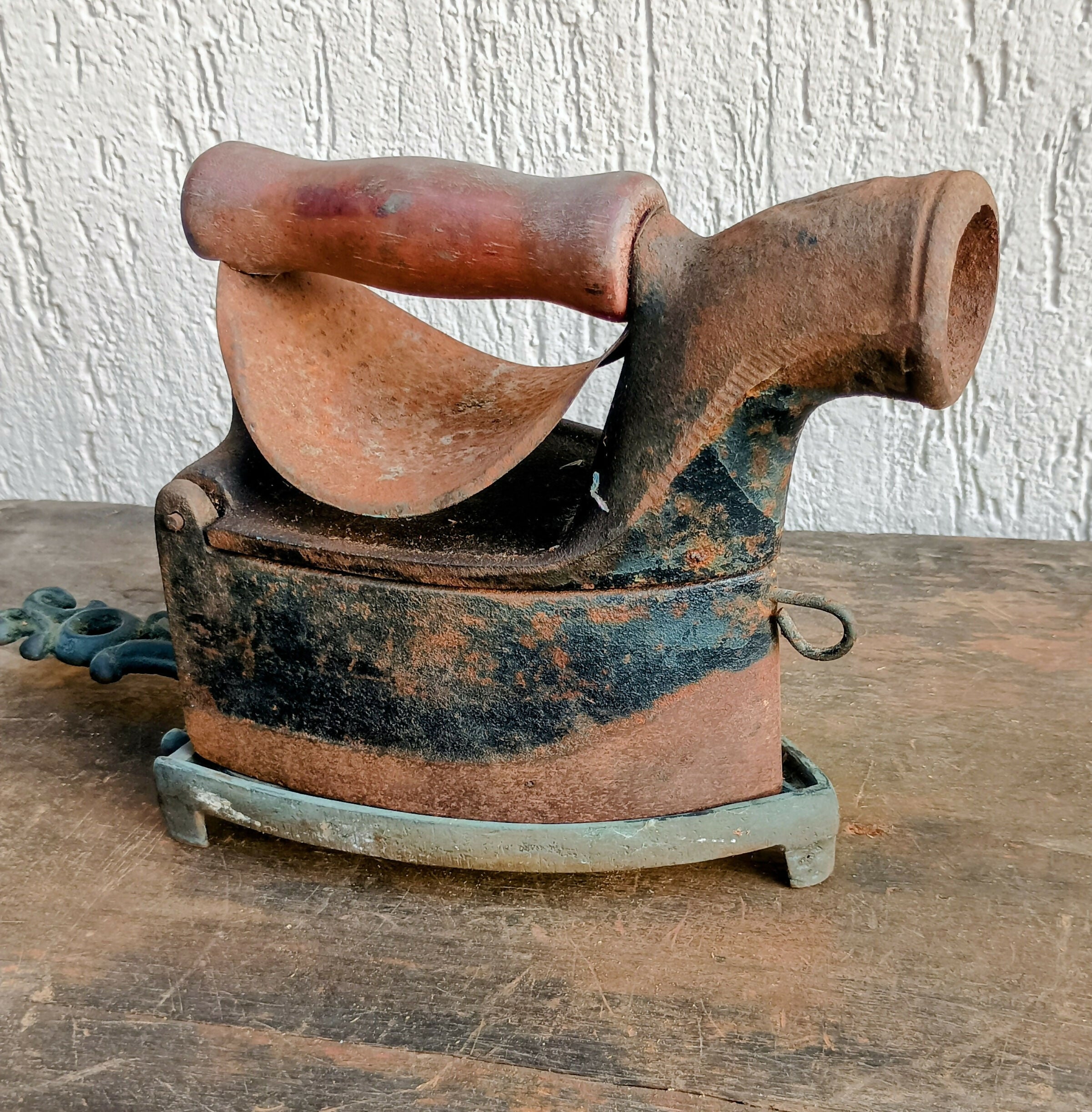 Ferro de passar a brasa completo