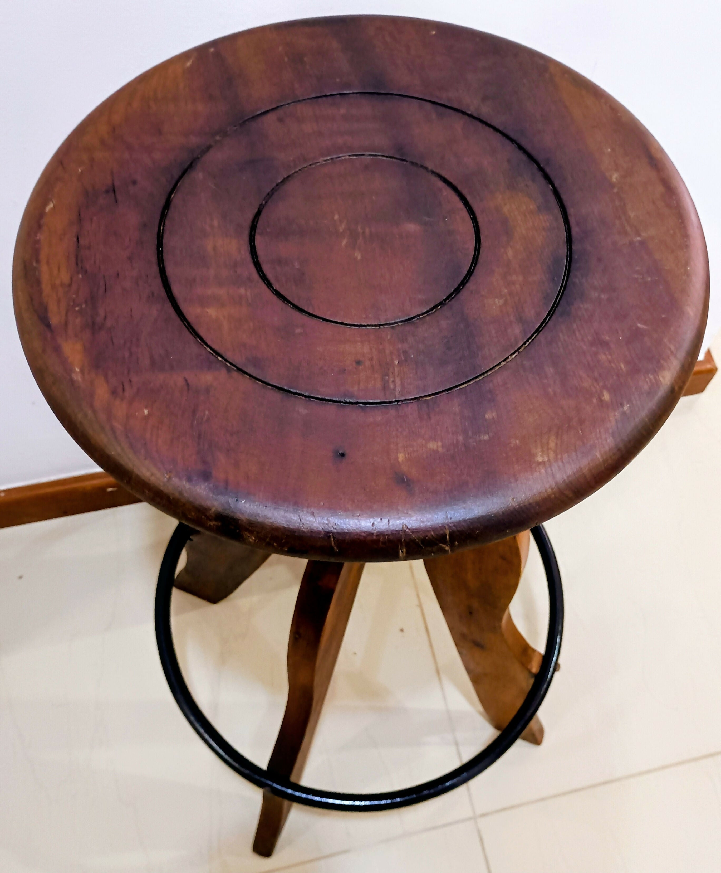 Banqueta alta Cimo anos 40/50