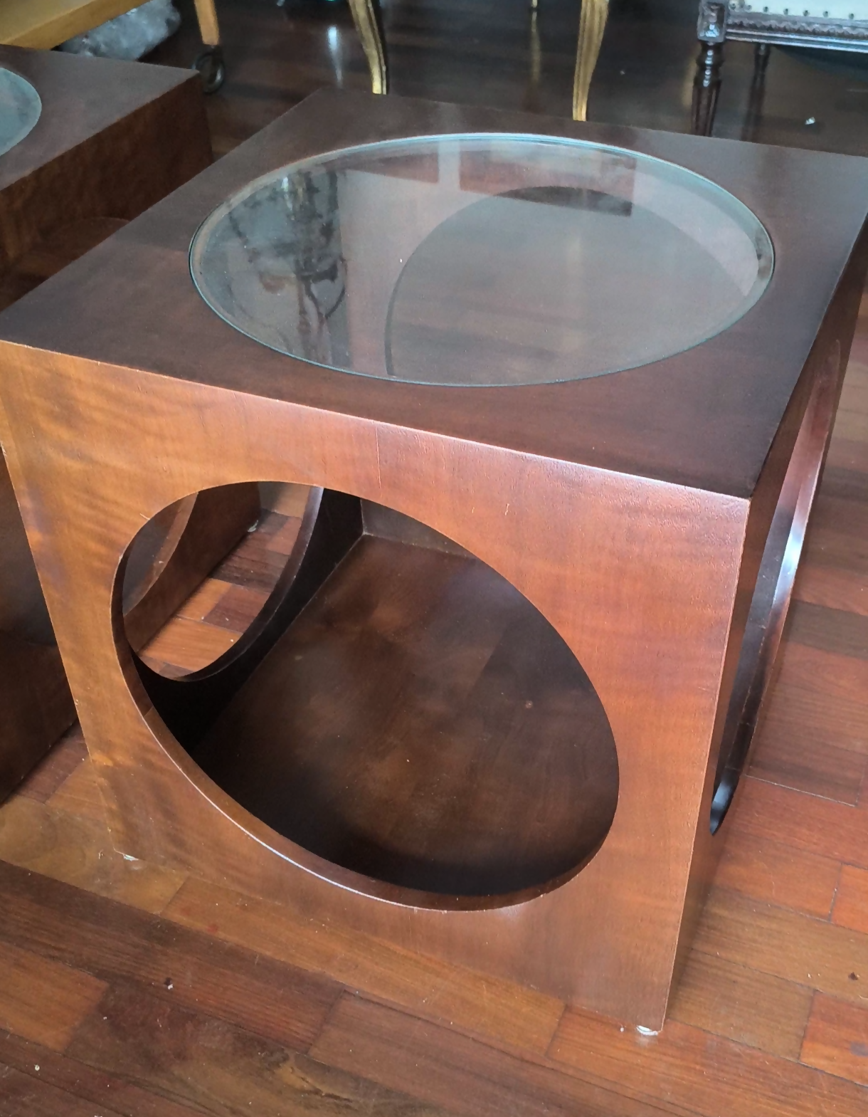 Par de Mesinhas laterais Cubo